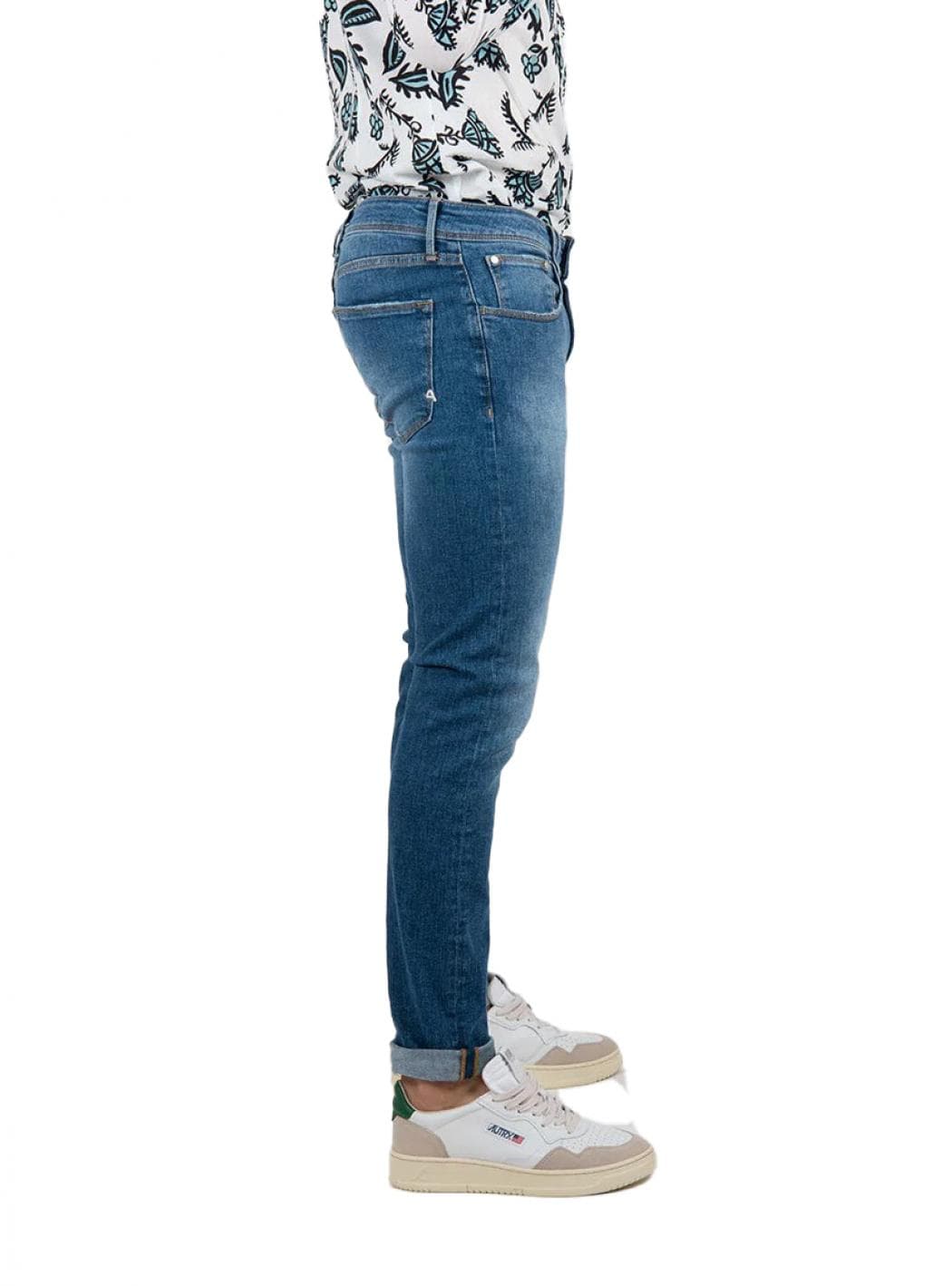 CYCLE Cycle - Touch Stretch Skinny Broken Natural Vintage CC321P505 12 BLU da uomo in Jeans Drestige - Casamassima, commercioVirtuoso.it