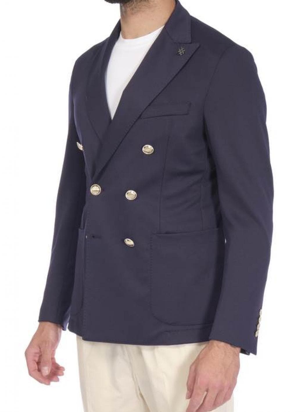 ALESSANDRO DELL ACQUA Alessandro Dell Acqua - Doppio Petto; Jersey Nido D'ape Bottone Metallo AD2237JM/G0305EJ 50 da uomo in Pantaloncini e calzoncini Drestige - Casamassima, commercioVirtuoso.it
