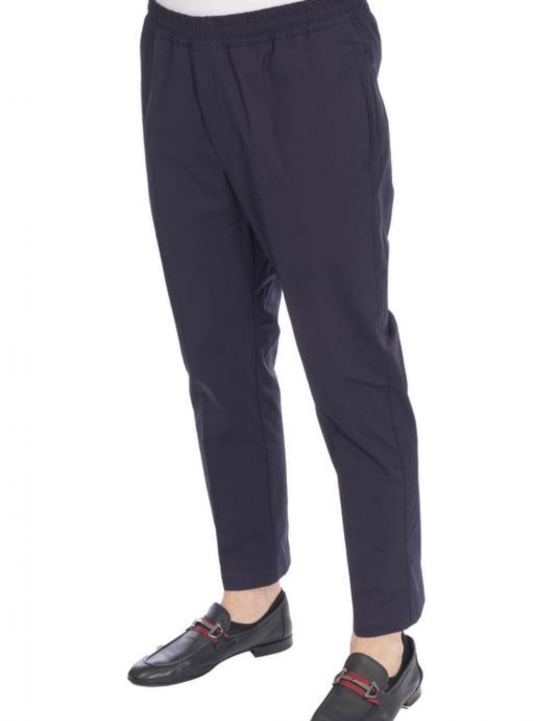 ALESSANDRO DELL ACQUA Alessandro Dell Acqua - Pantalone Con Coulisse In Cotone AD7318/P0083E 50 BLU da uomo in Pantaloni Drestige - Casamassima, commercioVirtuoso.it