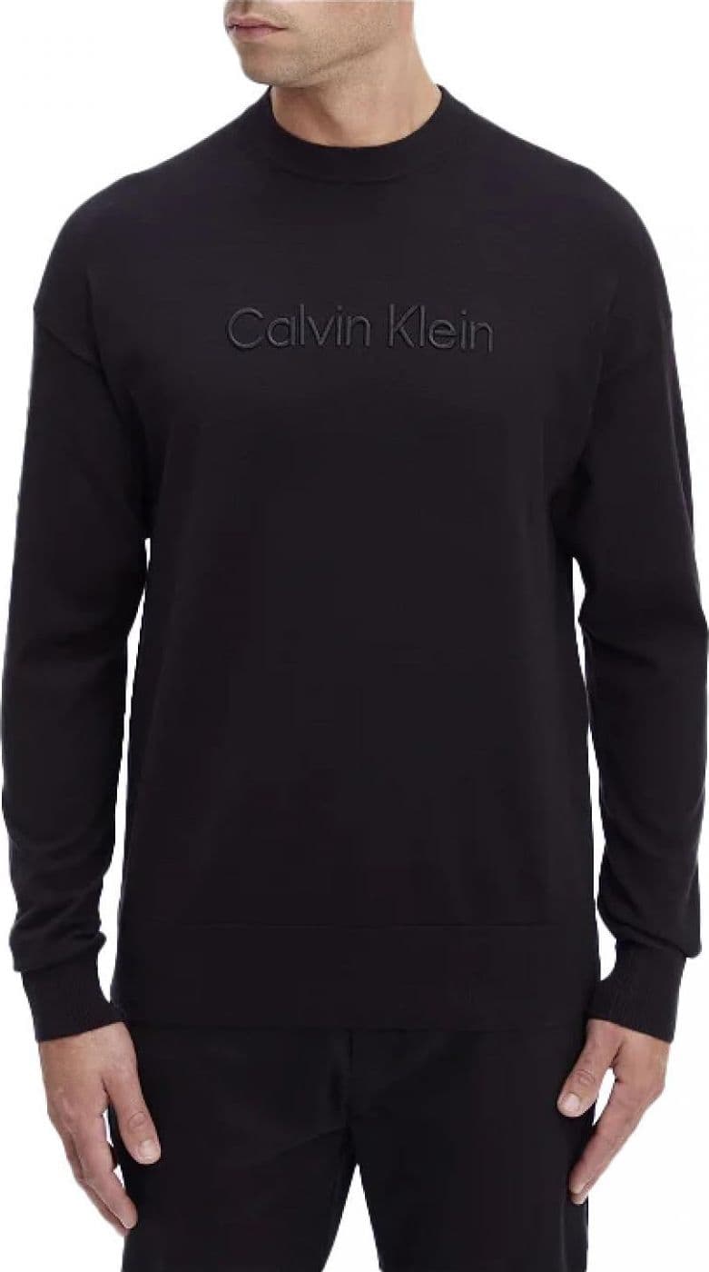 calvin klein Calvin Klein - Girocollo Tencel Blend Logo Sweater K10K111479 BEH da uomo in Maglioni Drestige - Casamassima, commercioVirtuoso.it
