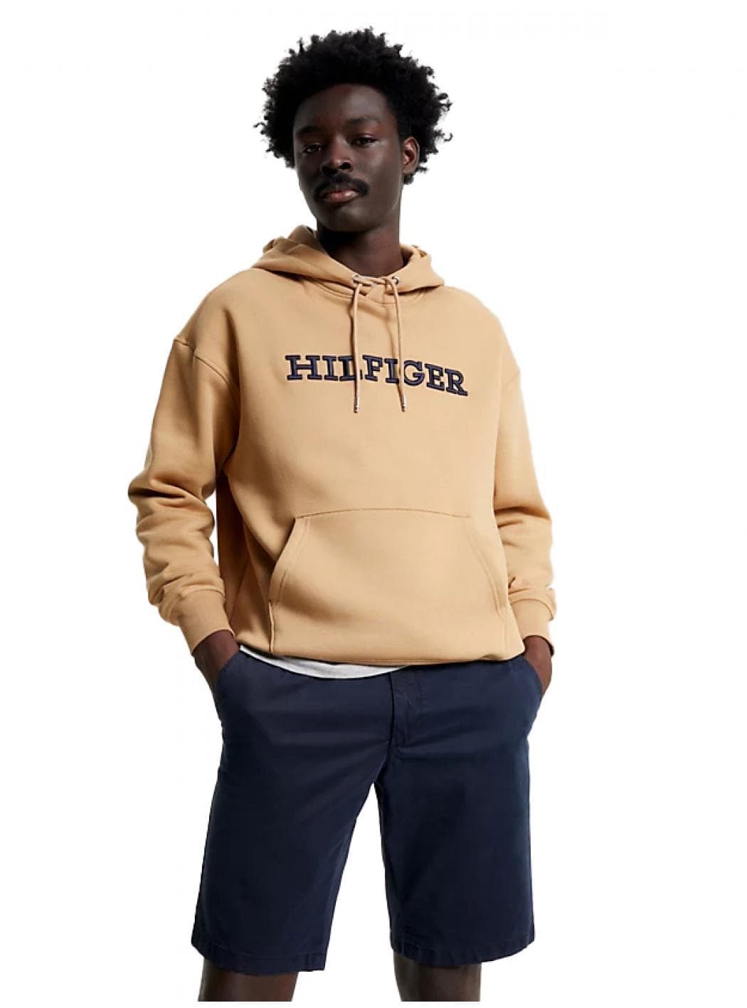 Tommy Hilfiger - Felpa Con Capp. Logo Centrale MW0MW33062 RBL da uomo in Felpe con cappuccio Drestige - Casamassima, commercioVirtuoso.it