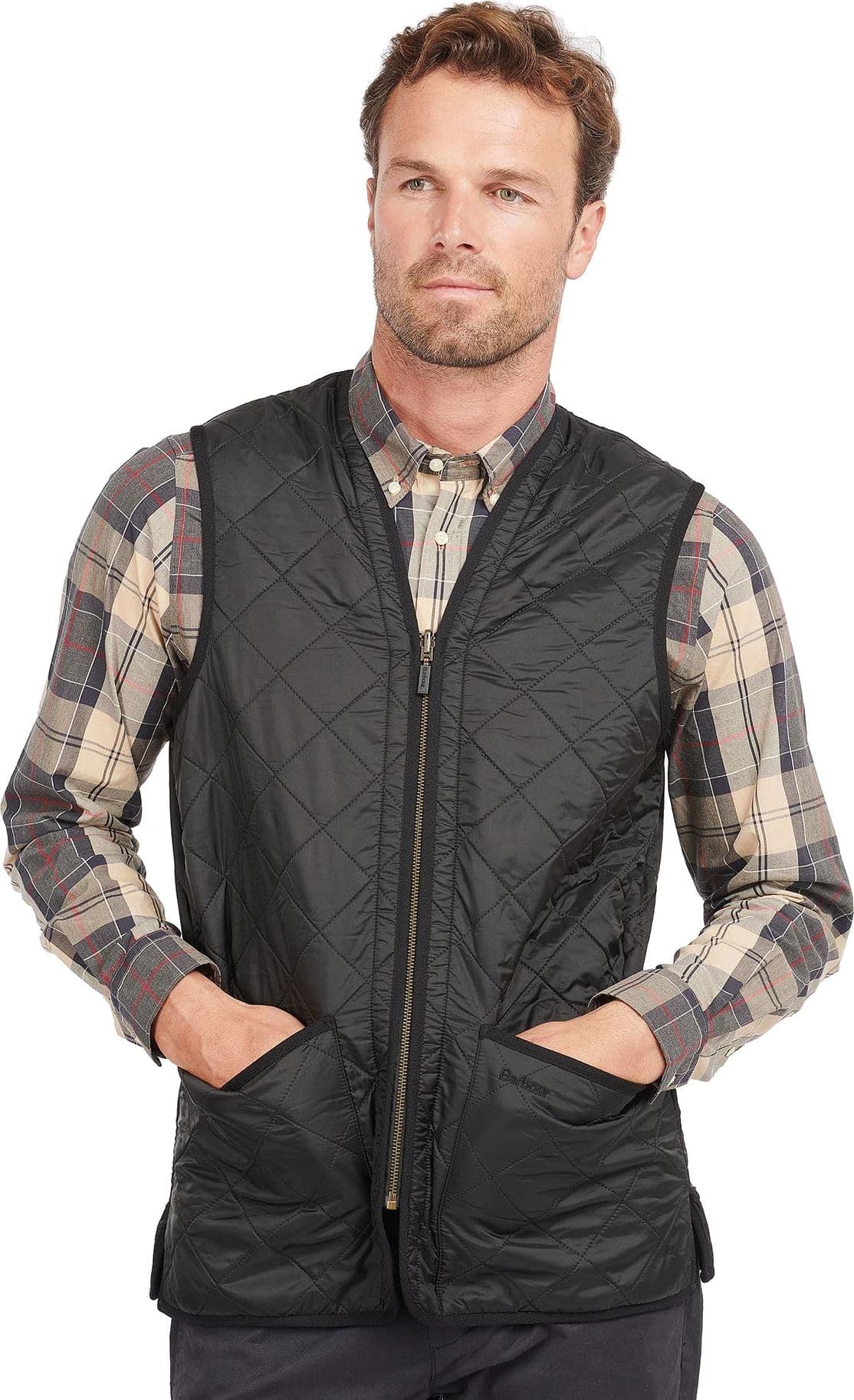BARBOUR Barbour - Trapunta Interno Polarquilt Waistcoat Zip MLI0002 BK91 da uomo in Gilet Drestige - Casamassima, commercioVirtuoso.it
