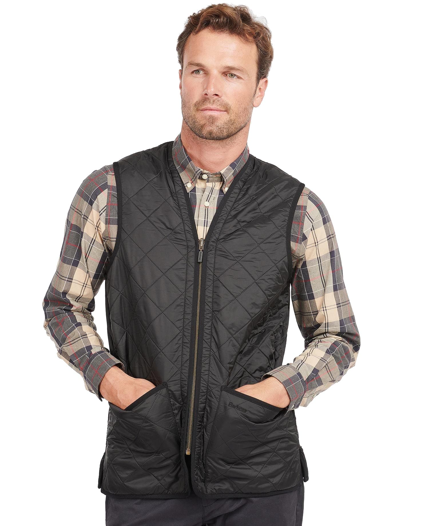 BARBOUR Barbour - Trapunta Interno Polarquilt Waistcoat Zip MLI0002 BK91 da uomo in Gilet Drestige - Casamassima, commercioVirtuoso.it