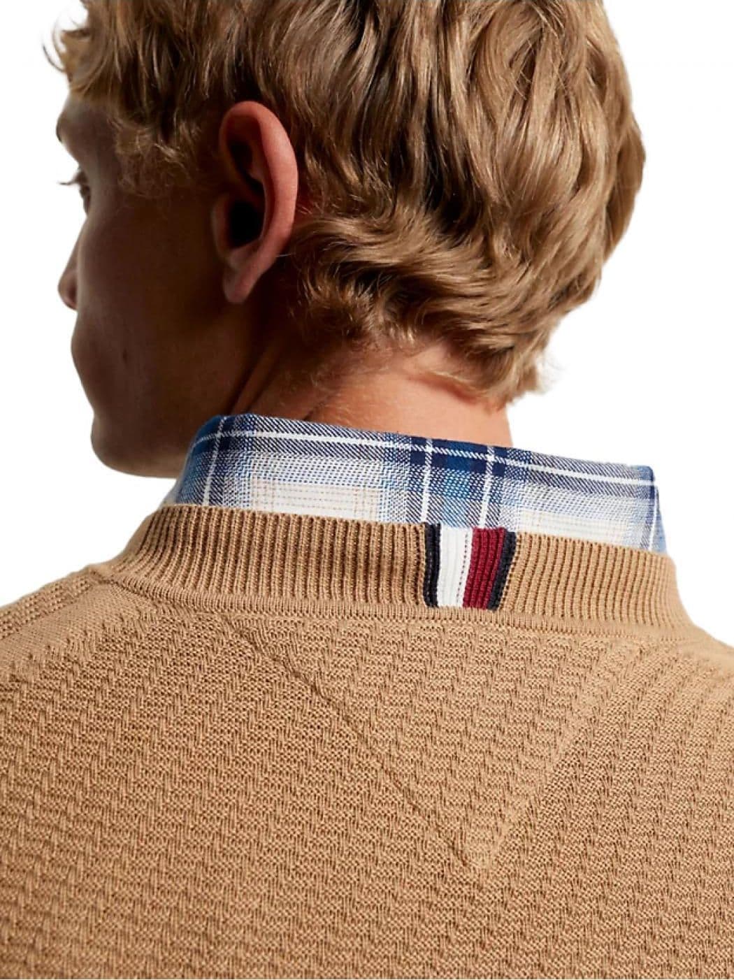 Tommy Hilfiger - Rectangular Structure Crew Nk MW0MW33131 GWJ da uomo in Maglioni Drestige - Casamassima, commercioVirtuoso.it