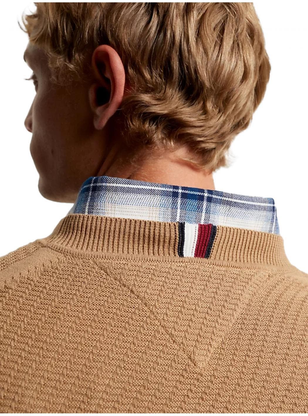 Tommy Hilfiger - Rectangular Structure Crew Nk MW0MW33131 GWJ da uomo in Maglioni Drestige - Casamassima, commercioVirtuoso.it