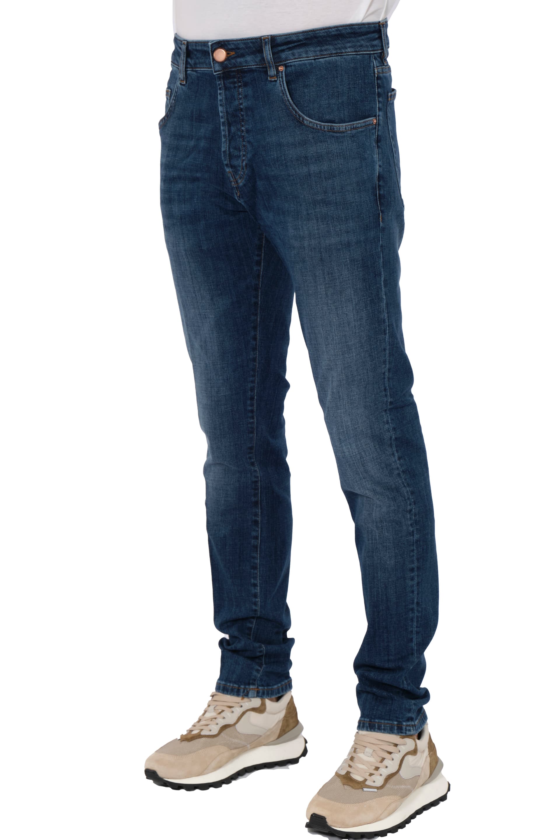 DON THE FULLER Don The Fuller - 5 Tasche Slim Midblue MILANO DTFHV14 1715 da uomo in Borse a spalla Drestige - Casamassima, commercioVirtuoso.it