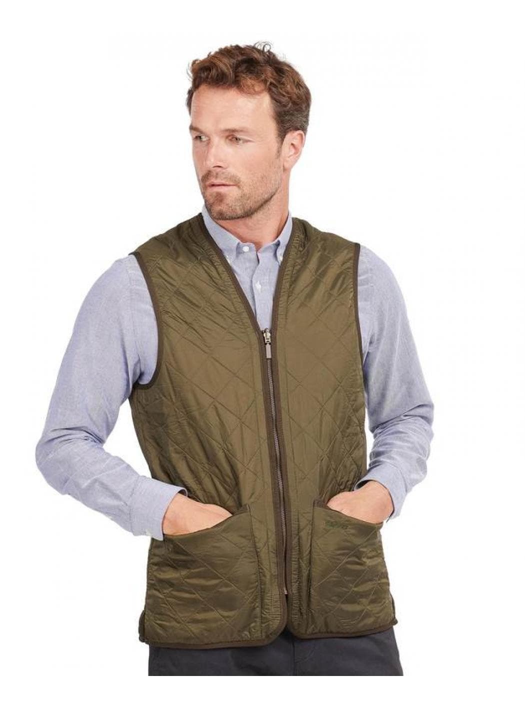 BARBOUR Barbour - Trapunta Interno Polarquilt Waistcoat Zip MLI0002 OL91 da uomo in Gilet Drestige - Casamassima, commercioVirtuoso.it