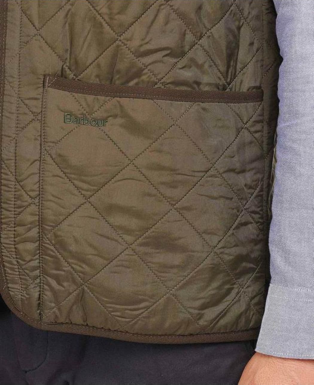 BARBOUR Barbour - Trapunta Interno Polarquilt Waistcoat Zip MLI0002 OL91 da uomo in Gilet Drestige - Casamassima, commercioVirtuoso.it
