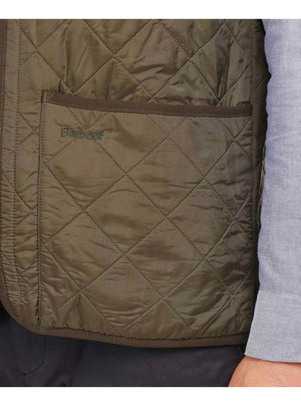BARBOUR Barbour - Trapunta Interno Polarquilt Waistcoat Zip MLI0002 OL91 da uomo in Gilet Drestige - Casamassima, commercioVirtuoso.it