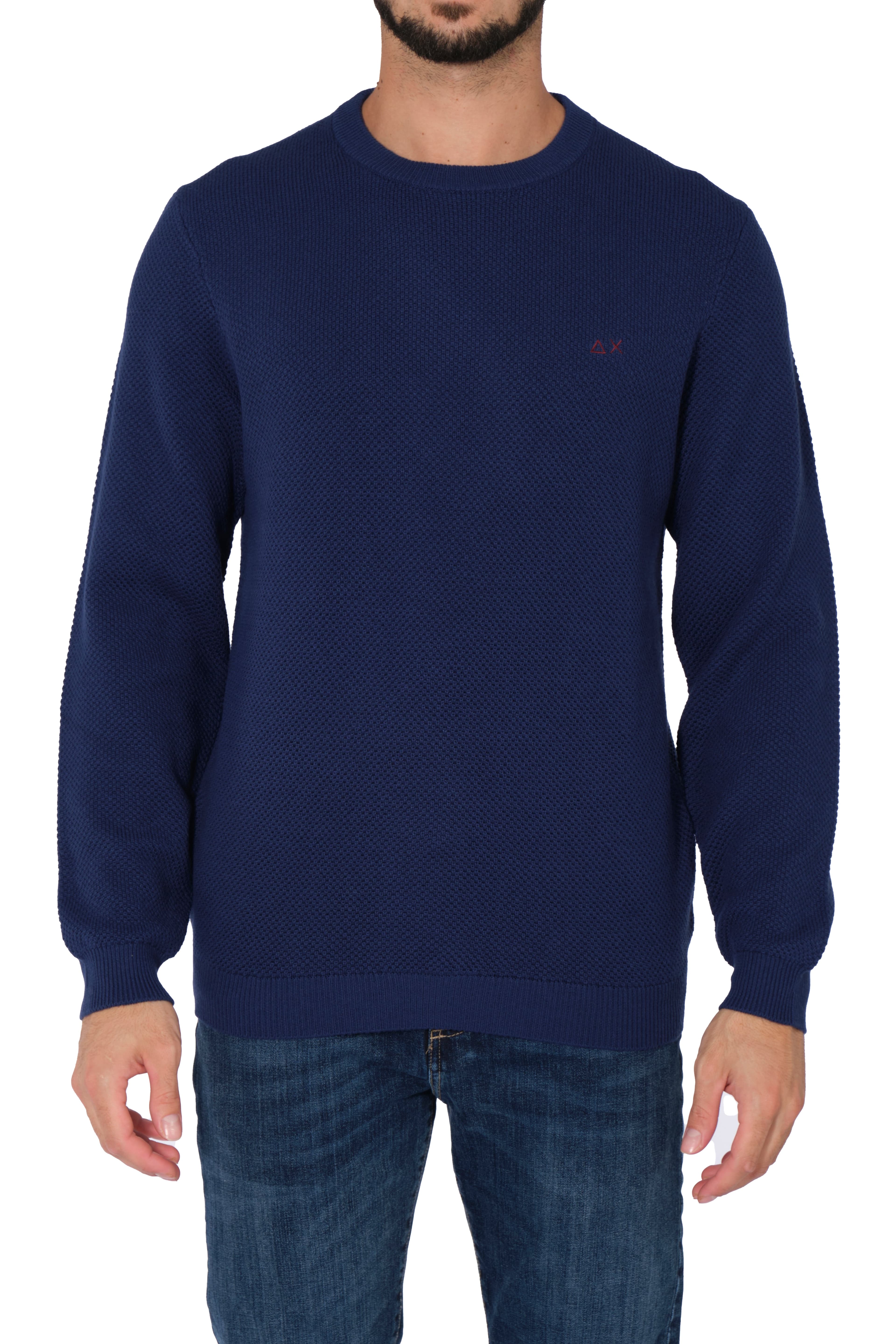 SUN68 Sun68 - Round Rice Knit K43120 83 BLU