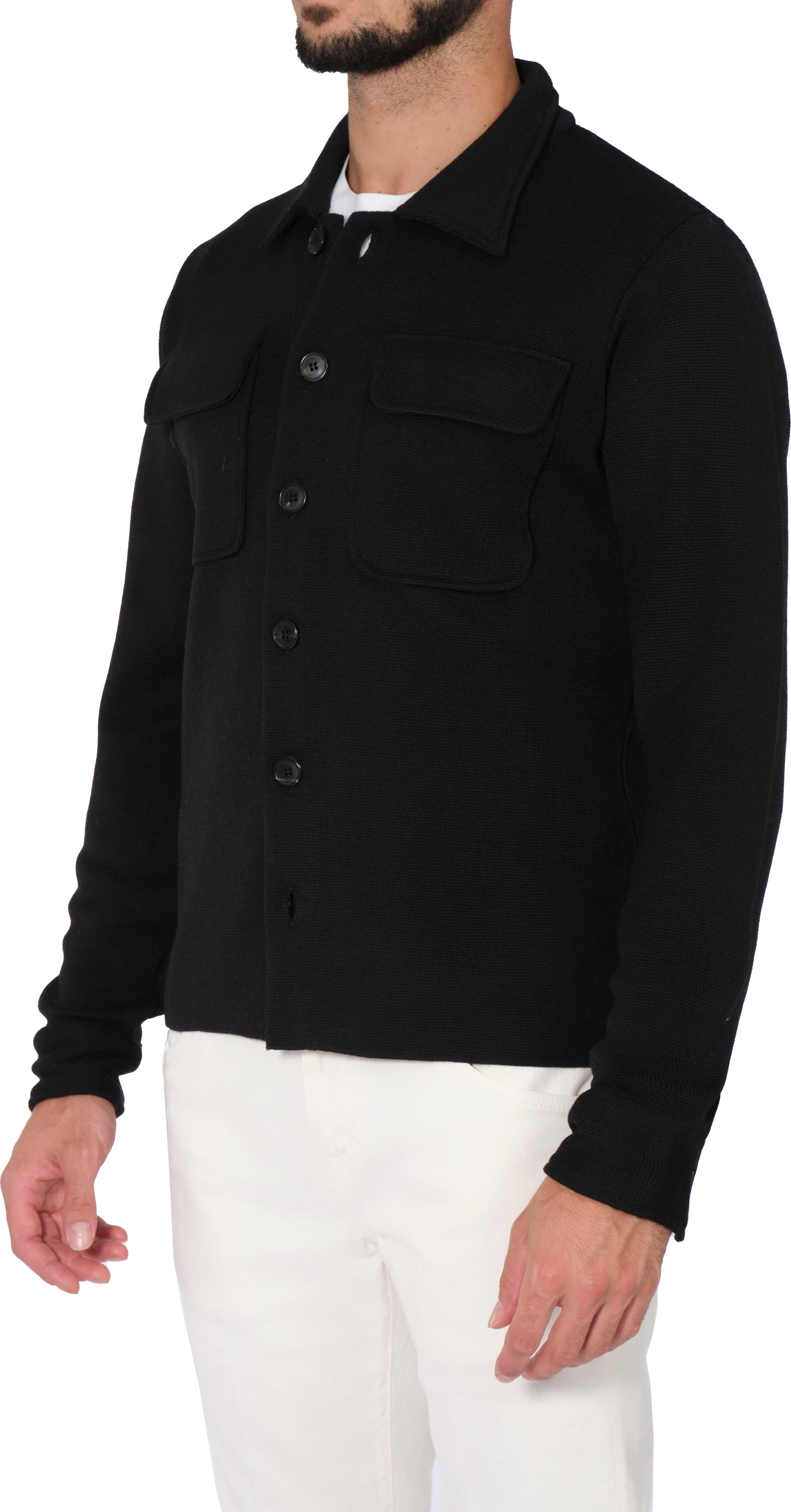BORGO DEL FILO Borgo Del Filo - Cardigan Camicia 542359A 903 BLU da uomo in Cardigan Drestige - Casamassima, commercioVirtuoso.it