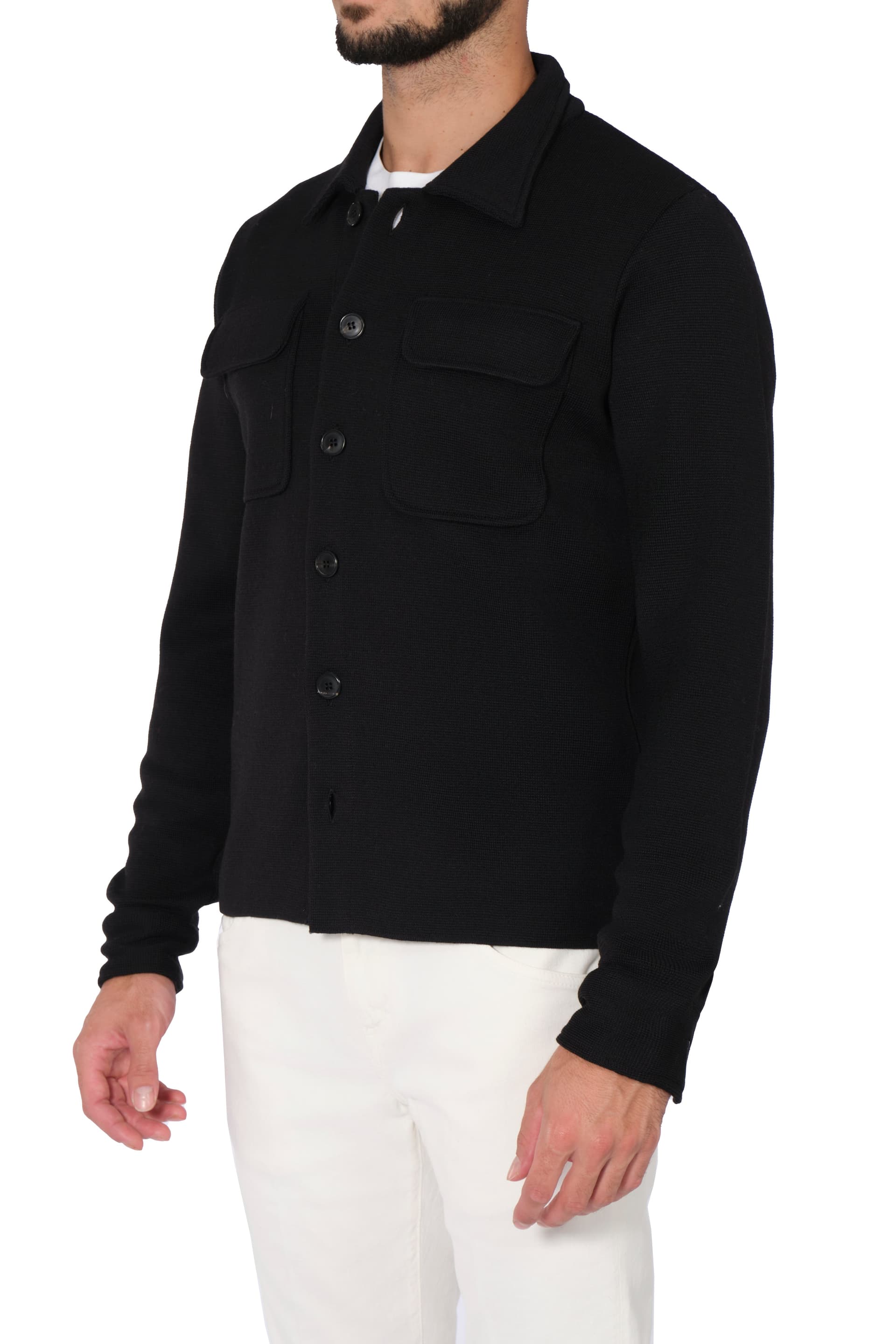 BORGO DEL FILO Borgo Del Filo - Cardigan Camicia 542359A 903 BLU da uomo in Cardigan Drestige - Casamassima, commercioVirtuoso.it