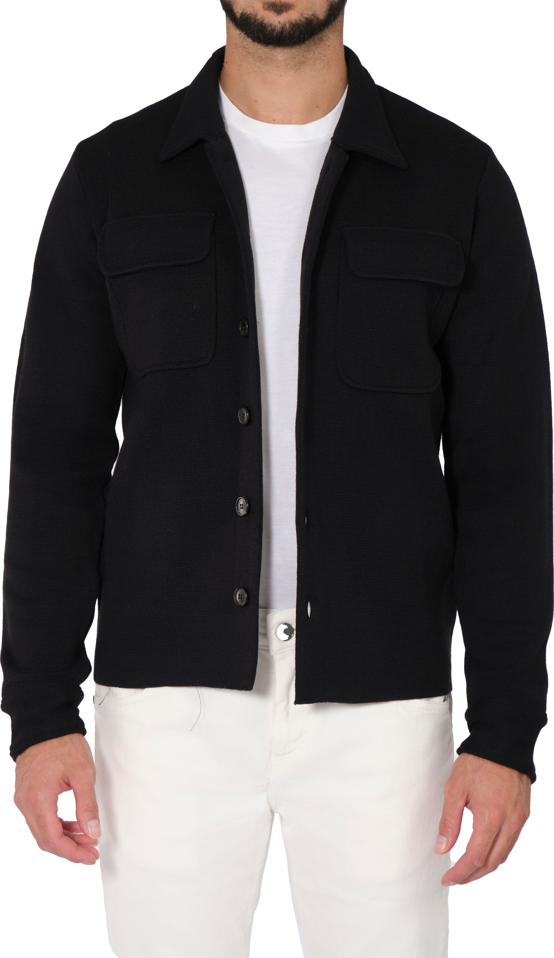 BORGO DEL FILO Borgo Del Filo - Cardigan Camicia 542359A 903 BLU da uomo in Cardigan Drestige - Casamassima, commercioVirtuoso.it