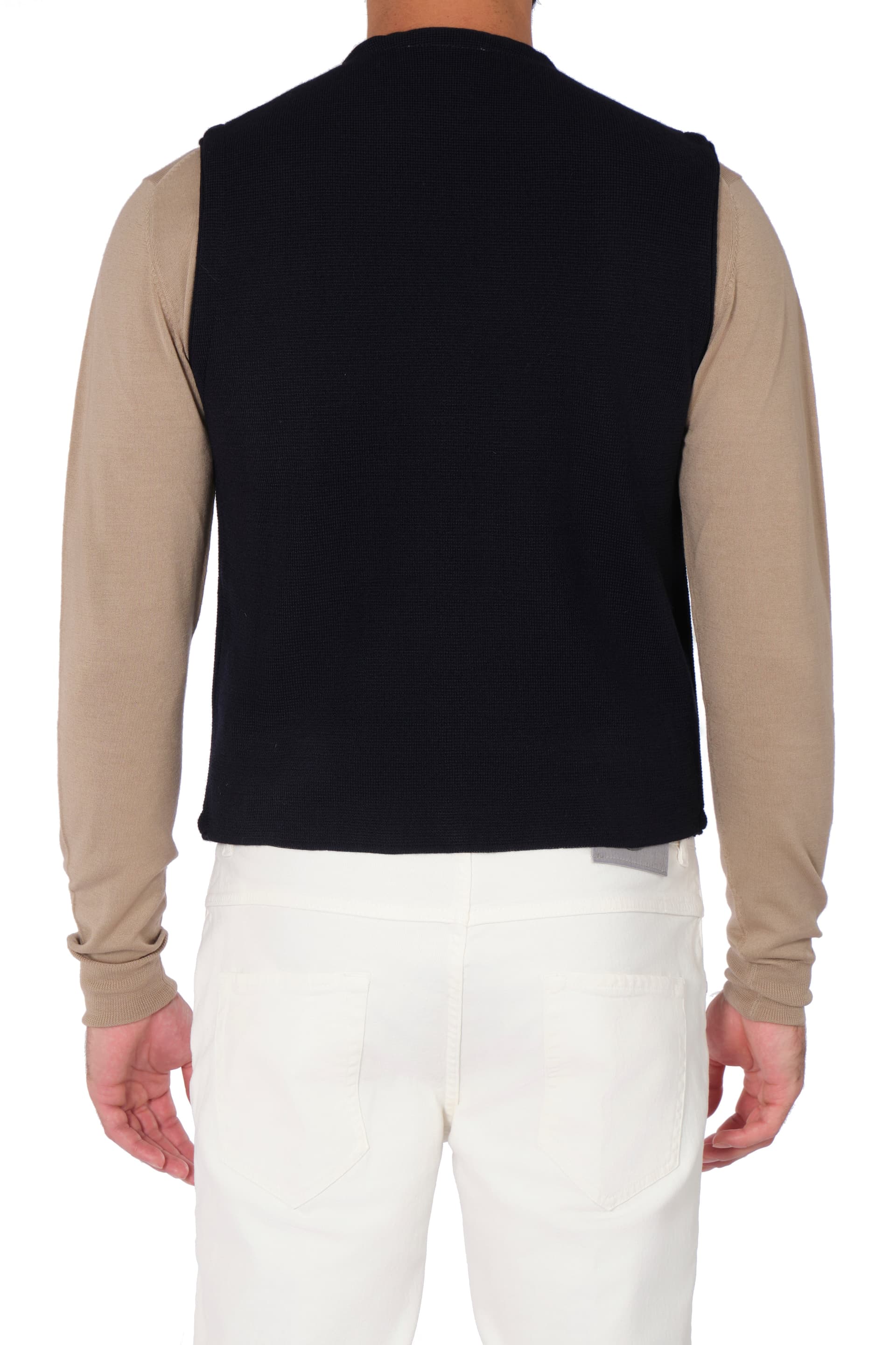 BORGO DEL FILO Borgo Del Filo - Gilet Smanicato Con Bottoni P.milano 543541A 918 CAMM da uomo in Giubbotti Drestige - Casamassima, commercioVirtuoso.it