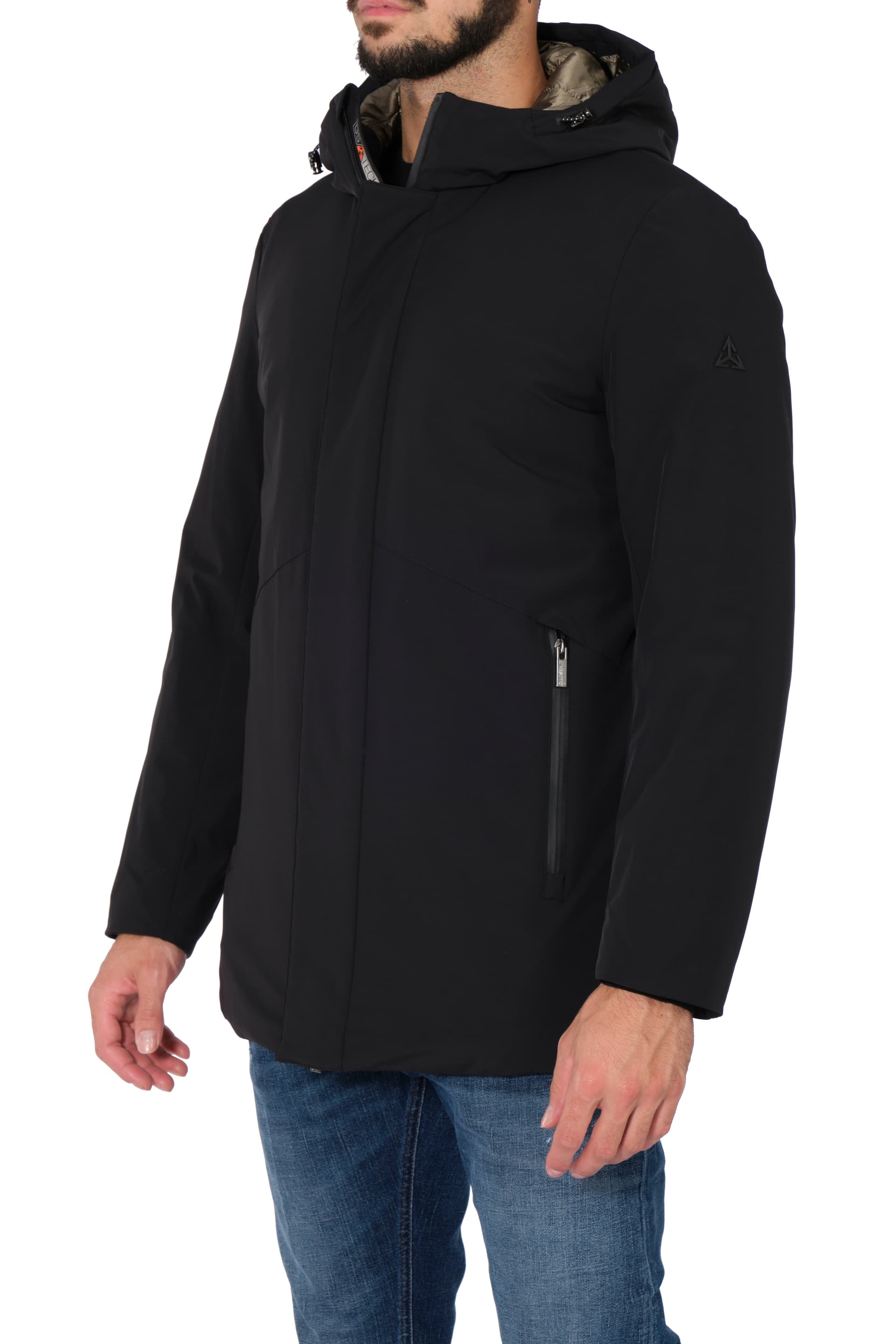 HESKIMO Heskimo - Giubbino Lungo Con Capp. Softshell HE544006 NER da uomo in Giacche Drestige - Casamassima, commercioVirtuoso.it