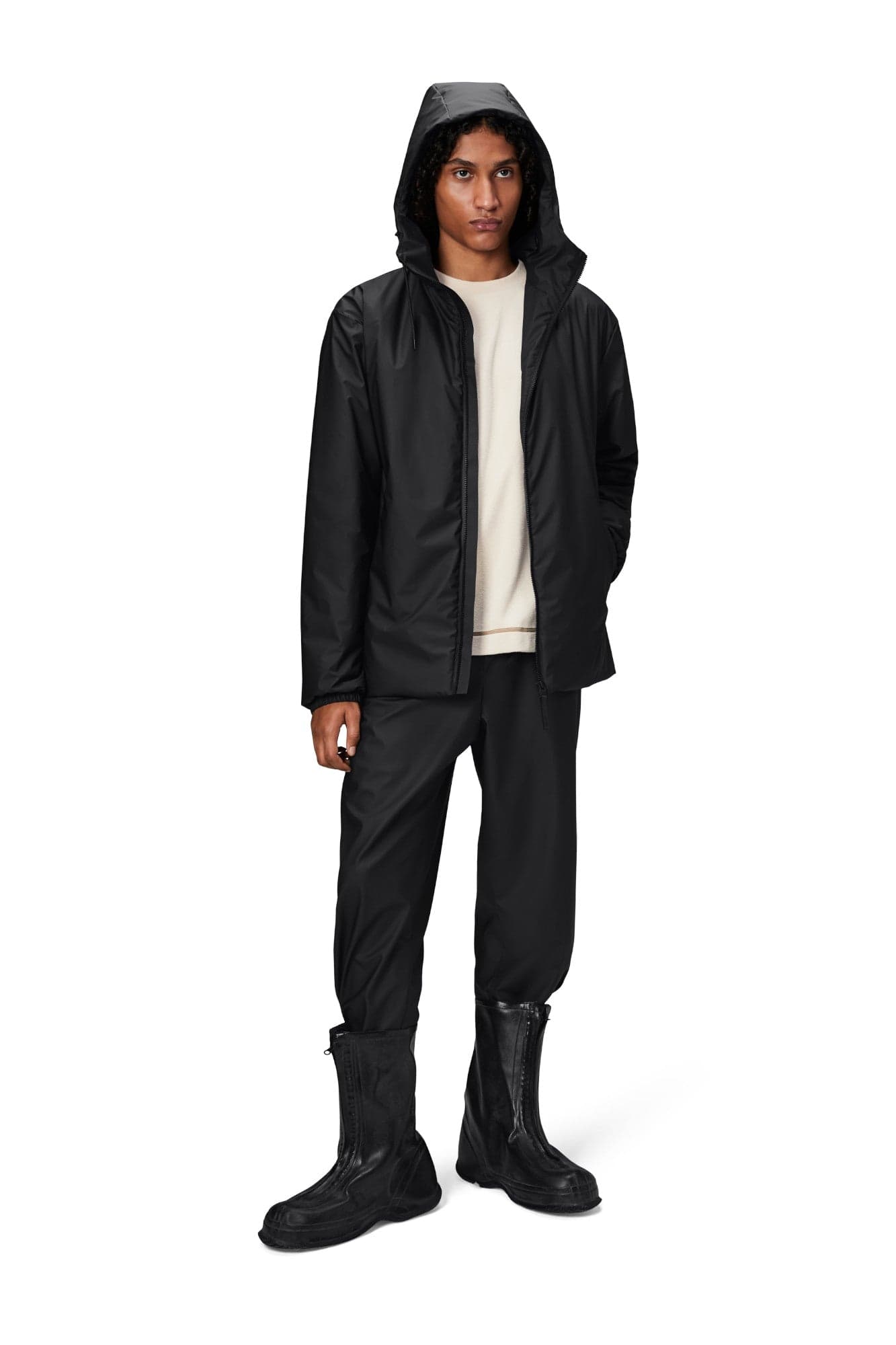 RAINS Giubbino Uomo Rains 15770 BLACK da uomo in Giacche impermeabili Drestige - Casamassima, commercioVirtuoso.it