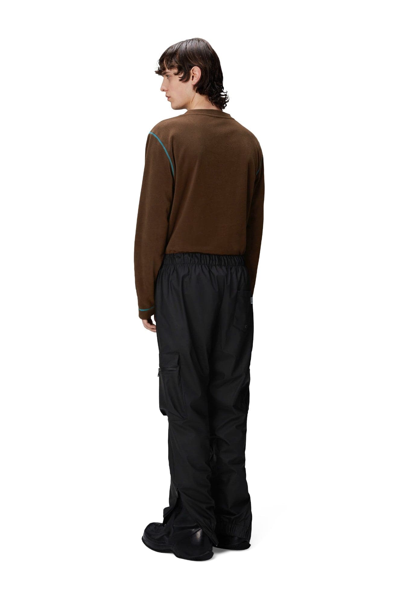 RAINS Pantalone Uomo Rains 18850 BLACK da uomo in Pantaloni impermeabili Drestige - Casamassima, commercioVirtuoso.it