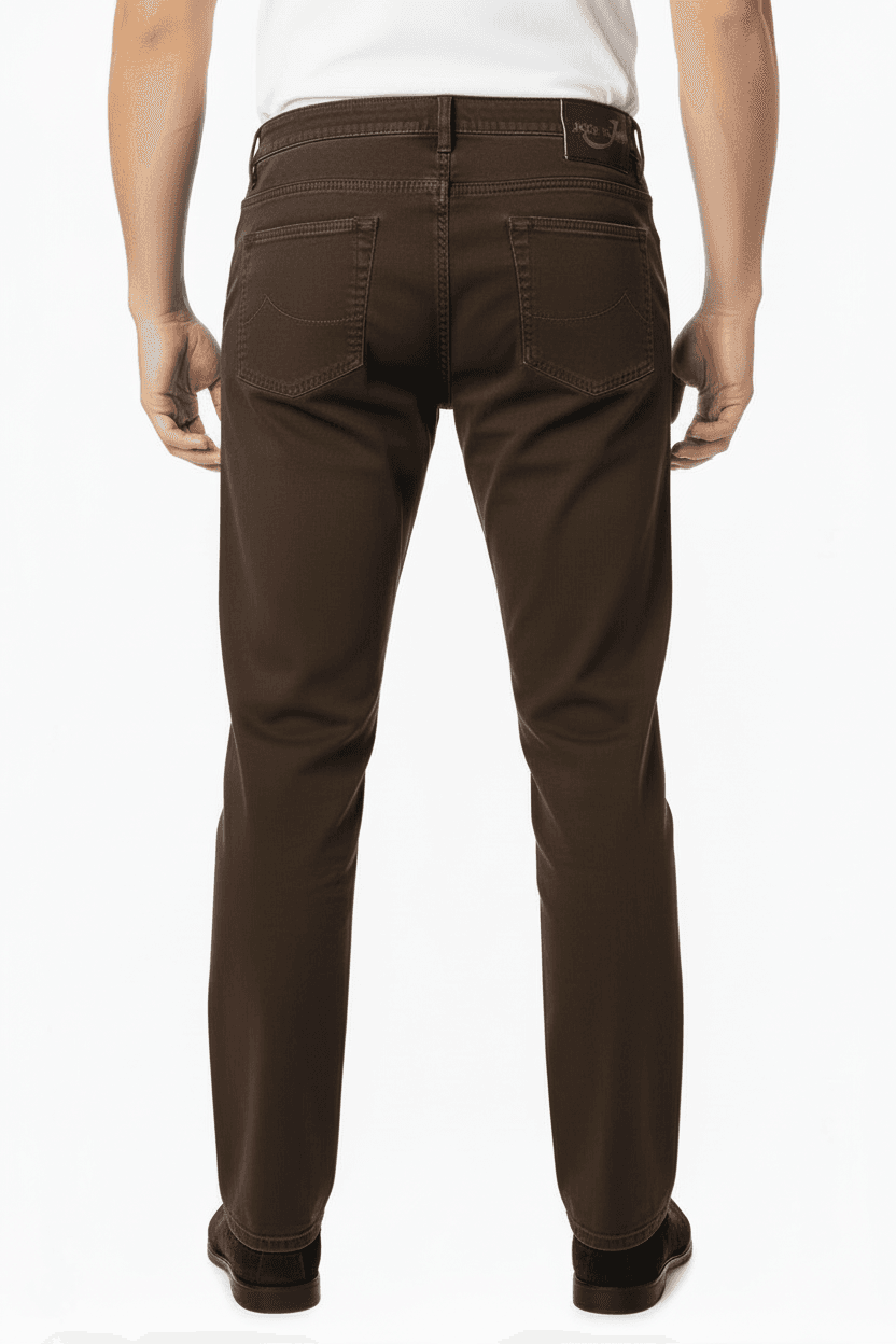 Pantalone uomo Jacob Cohen - PW622 Cotone verde militare Made in Italy in Pantaloni Couture - Sestu, commercioVirtuoso.it