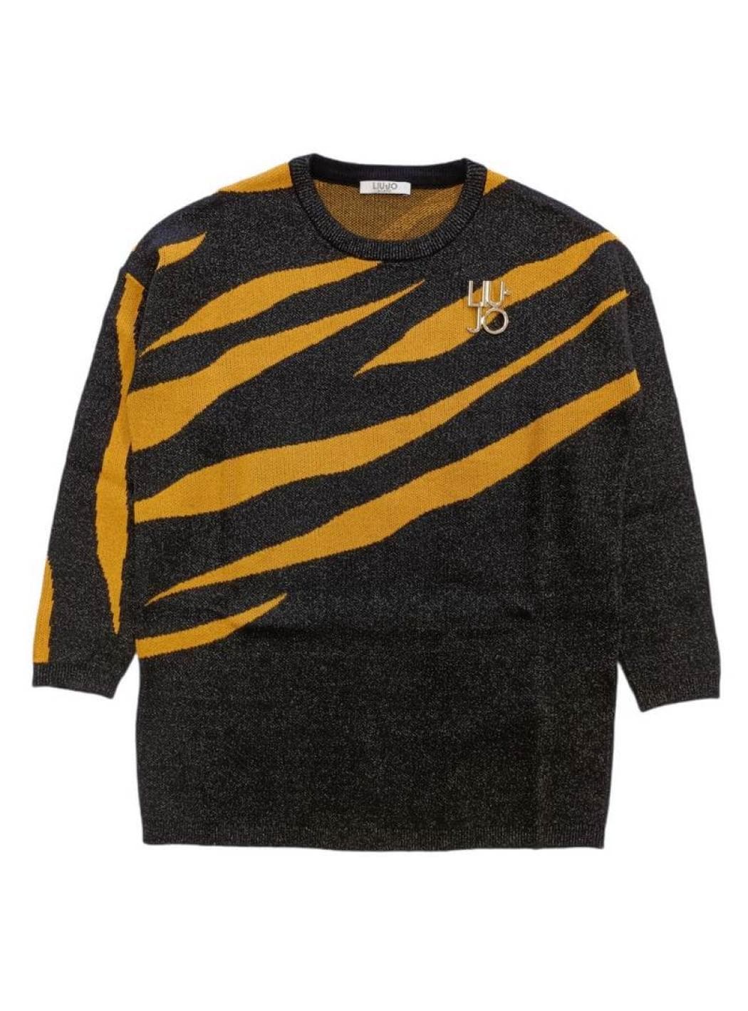 LIU JO Liu-jo - Maglia Chiusa Nera B3941 GF1048 MA07E da bambino in T-shirt Drestige - Casamassima, commercioVirtuoso.it