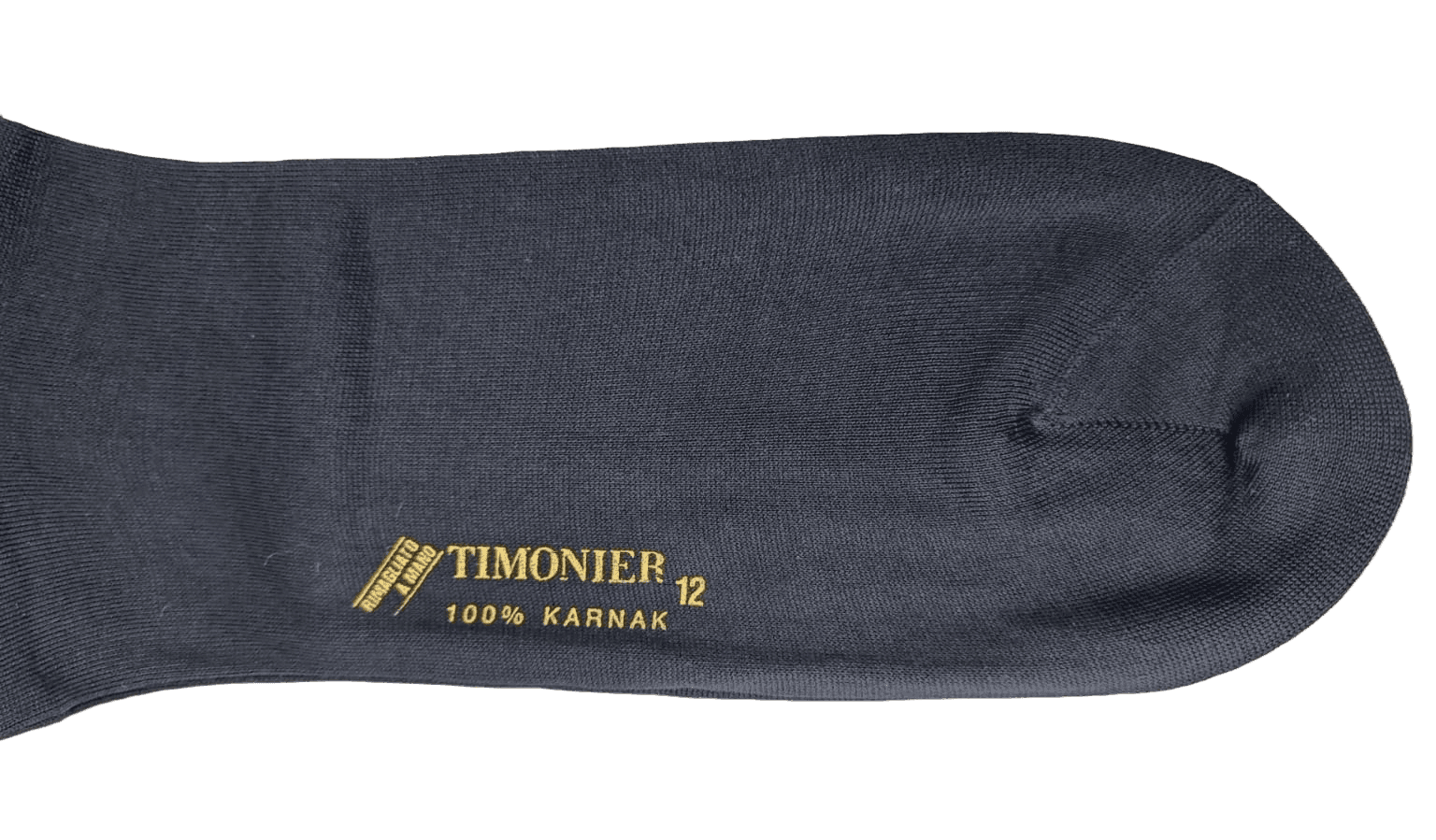 Calze Lunghe Uomo Timonier - Blu Tinta Unita - Cotone Karnak 100% Egiziano in Calze Couture - Sestu, commercioVirtuoso.it