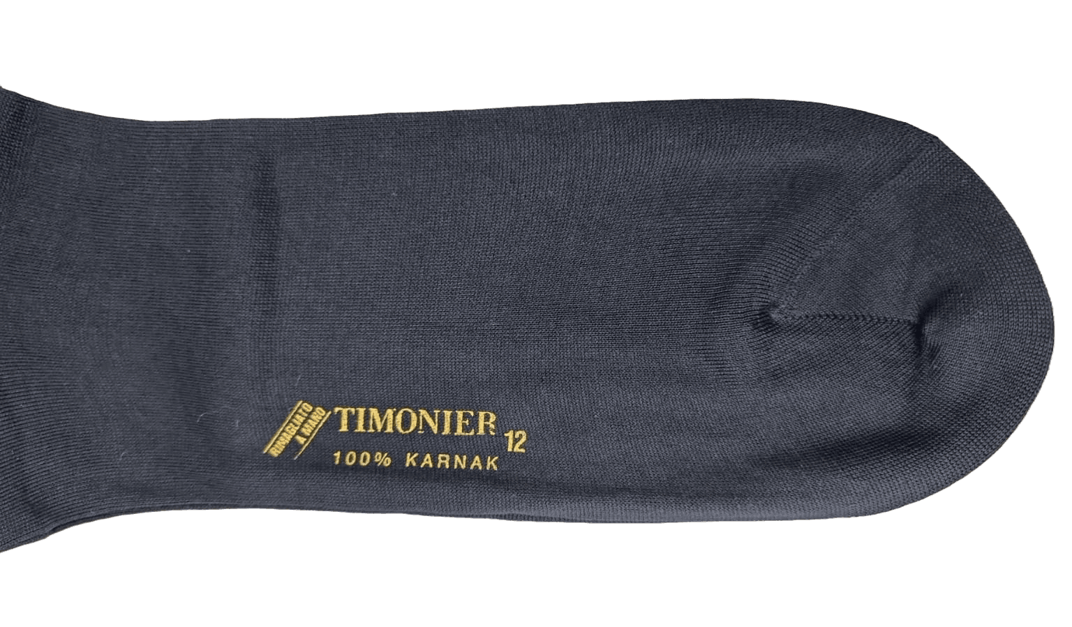 Calze Lunghe Uomo Timonier - Blu Tinta Unita - Cotone Karnak 100% Egiziano in Calze Couture - Sestu, commercioVirtuoso.it