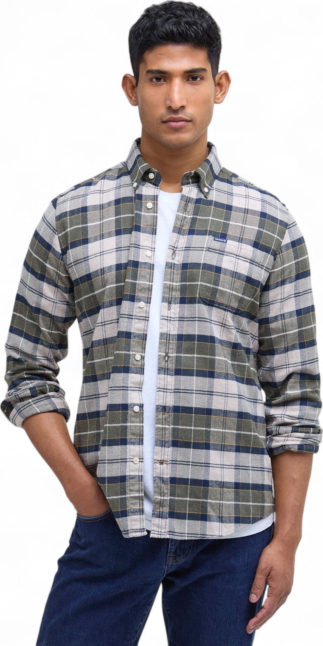 BARBOUR Camicia Uomo Barbour MSH5014 TN16 da uomo in Camicie casual Drestige - Casamassima, commercioVirtuoso.it