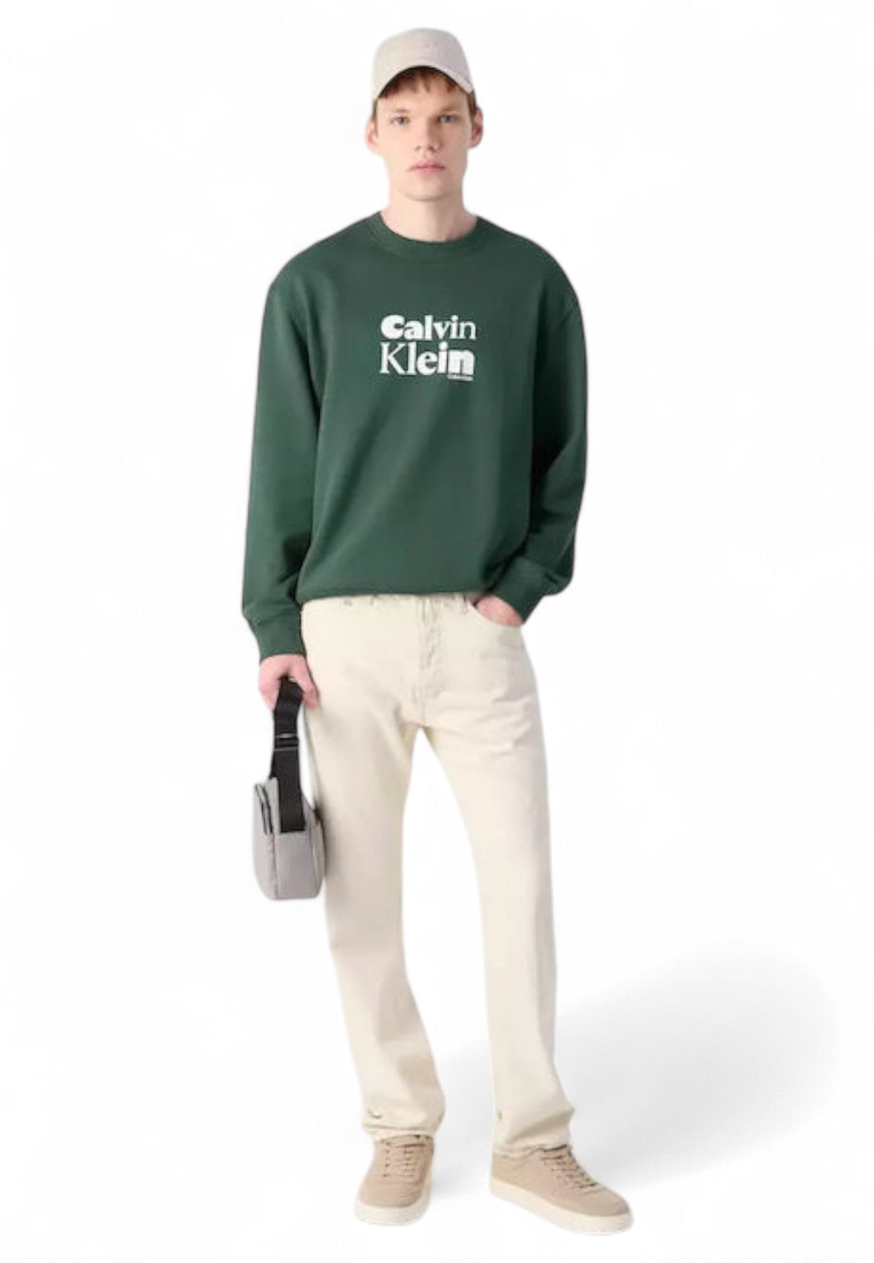 calvin klein Felpa Uomo Calvin Klein LV04LD242G LLG da uomo in Felpe con cappuccio Drestige - Casamassima, commercioVirtuoso.it