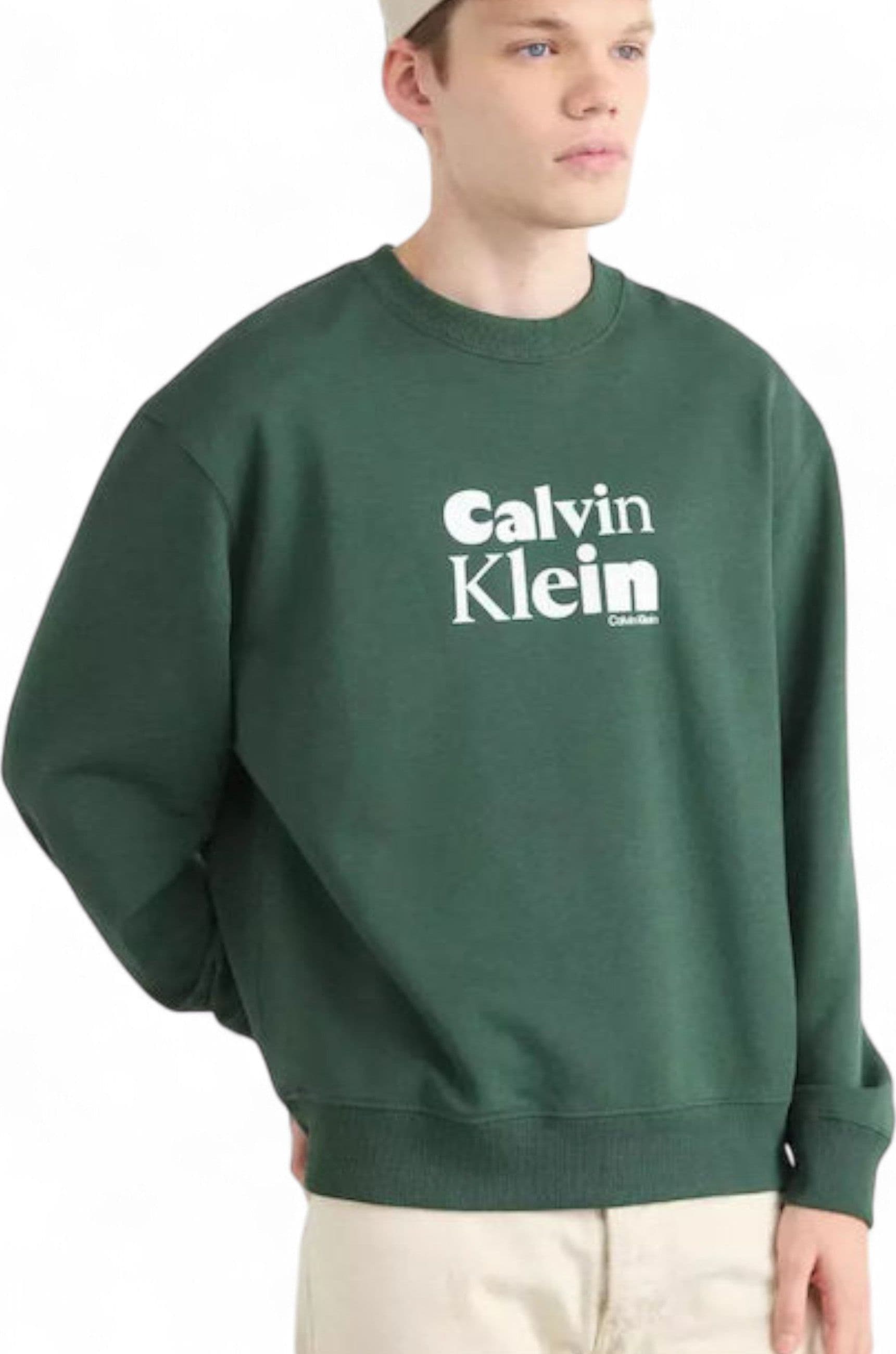calvin klein Felpa Uomo Calvin Klein LV04LD242G LLG da uomo in Felpe con cappuccio Drestige - Casamassima, commercioVirtuoso.it