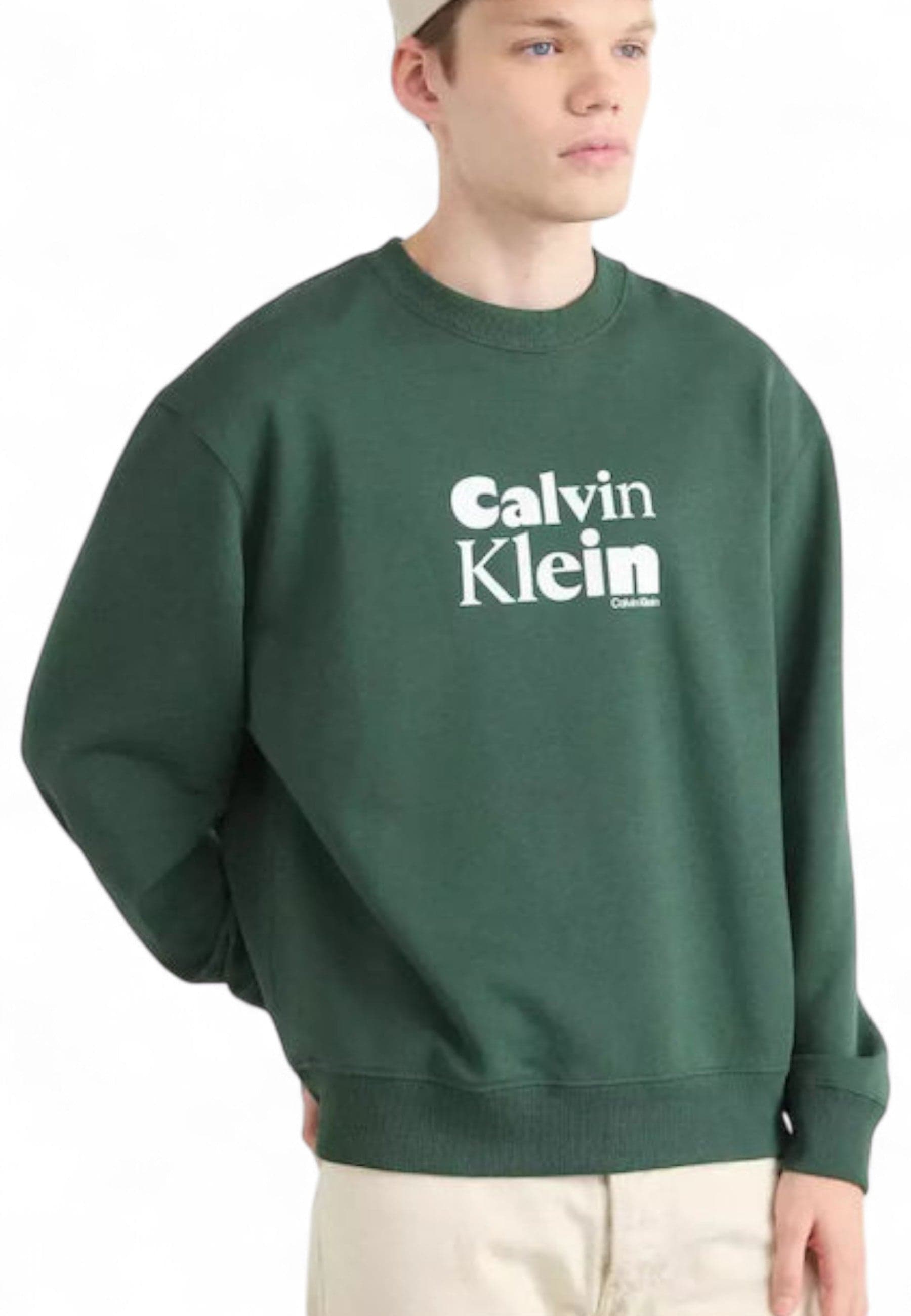 calvin klein Felpa Uomo Calvin Klein LV04LD242G LLG da uomo in Felpe con cappuccio Drestige - Casamassima, commercioVirtuoso.it