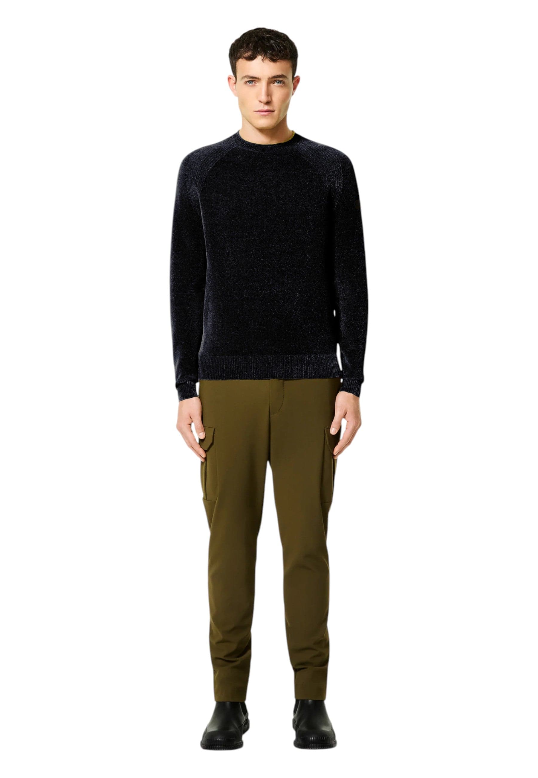 RRD Maglia Uomo Rrd W25132 60 BLUE BLACK da uomo in Maglioni Drestige - Casamassima, commercioVirtuoso.it