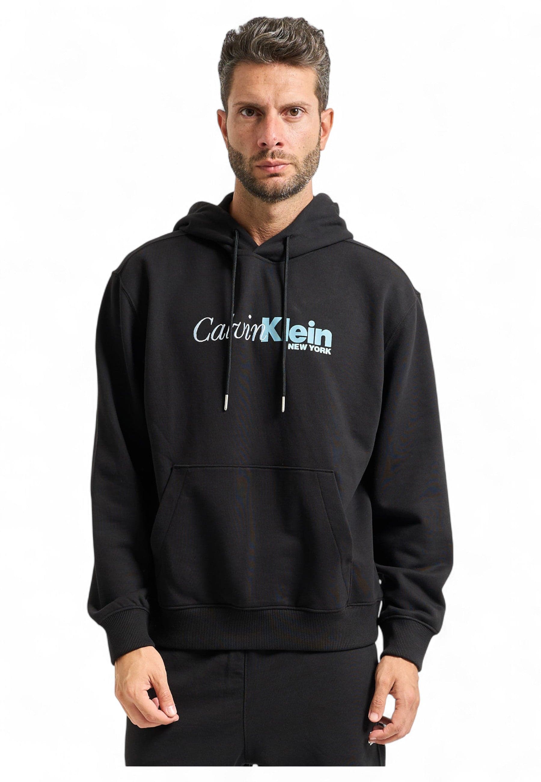 calvin klein Felpa Uomo Calvin Klein LV04LD241GUB1 da uomo in Felpe con cappuccio Drestige - Casamassima, commercioVirtuoso.it