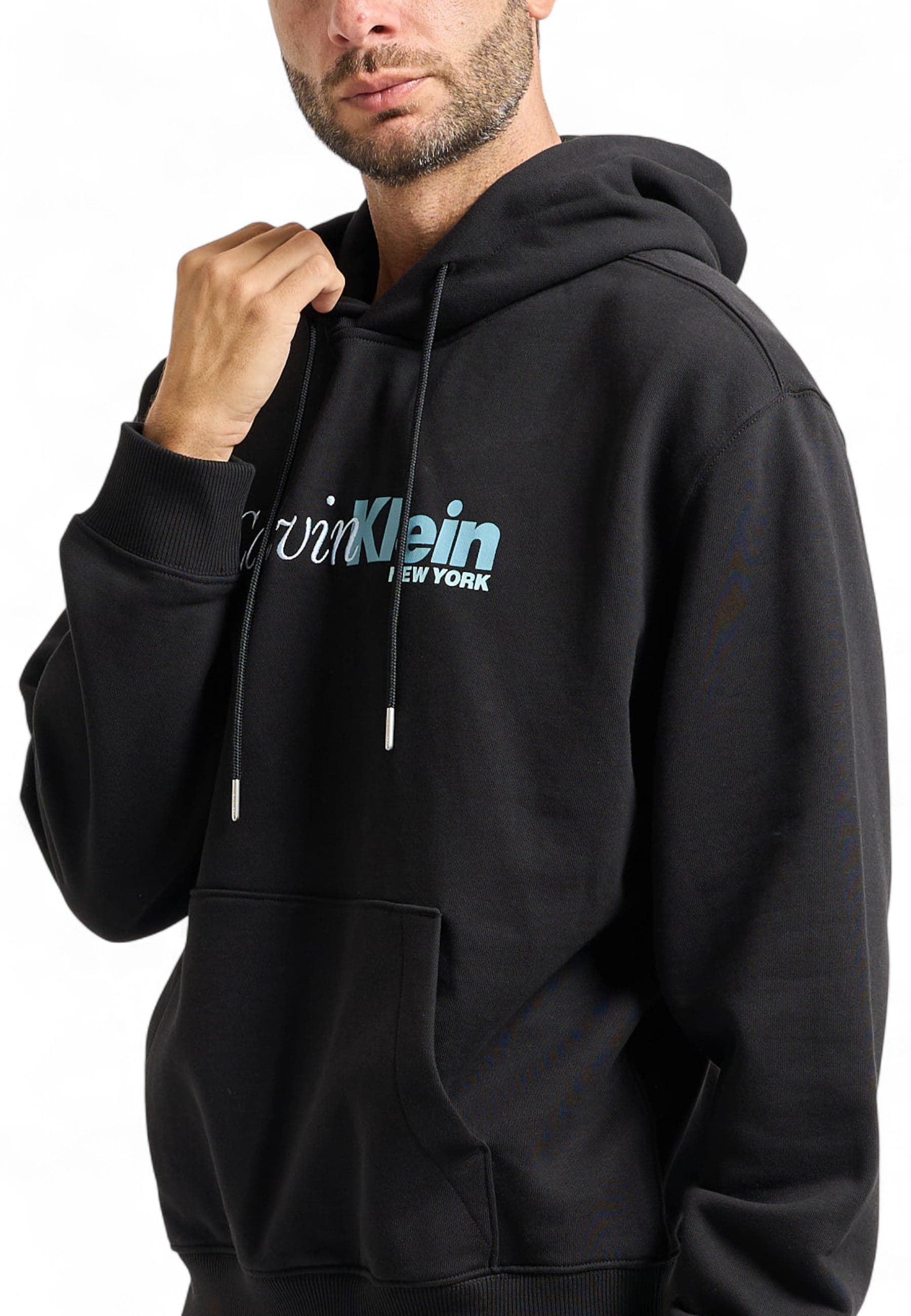 calvin klein Felpa Uomo Calvin Klein LV04LD241GUB1 da uomo in Felpe con cappuccio Drestige - Casamassima, commercioVirtuoso.it