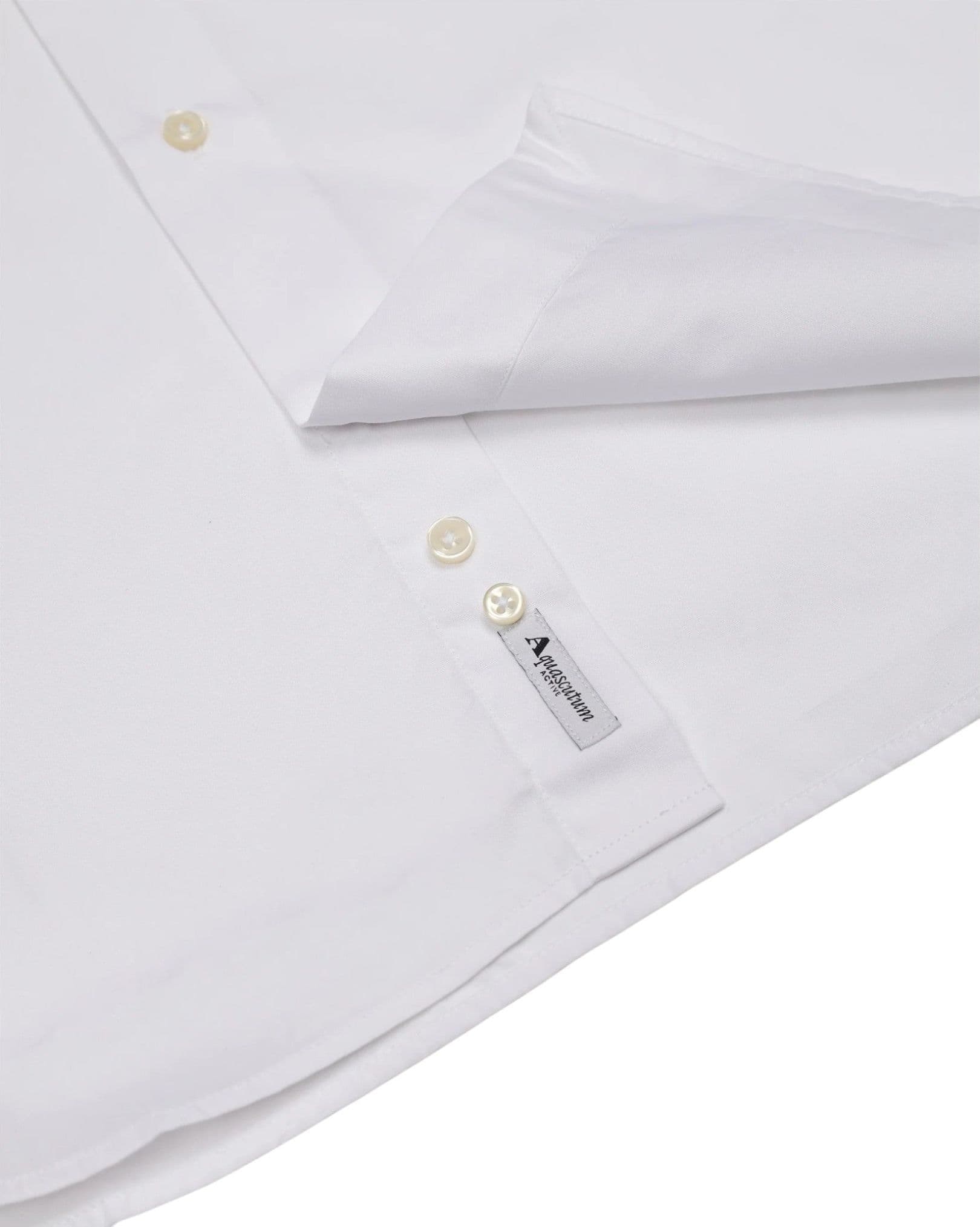 AQUASCUTUM Camicia Uomo Aquascutum A005 SH004 01 WHITE da uomo in Camicie casual Drestige - Casamassima, commercioVirtuoso.it
