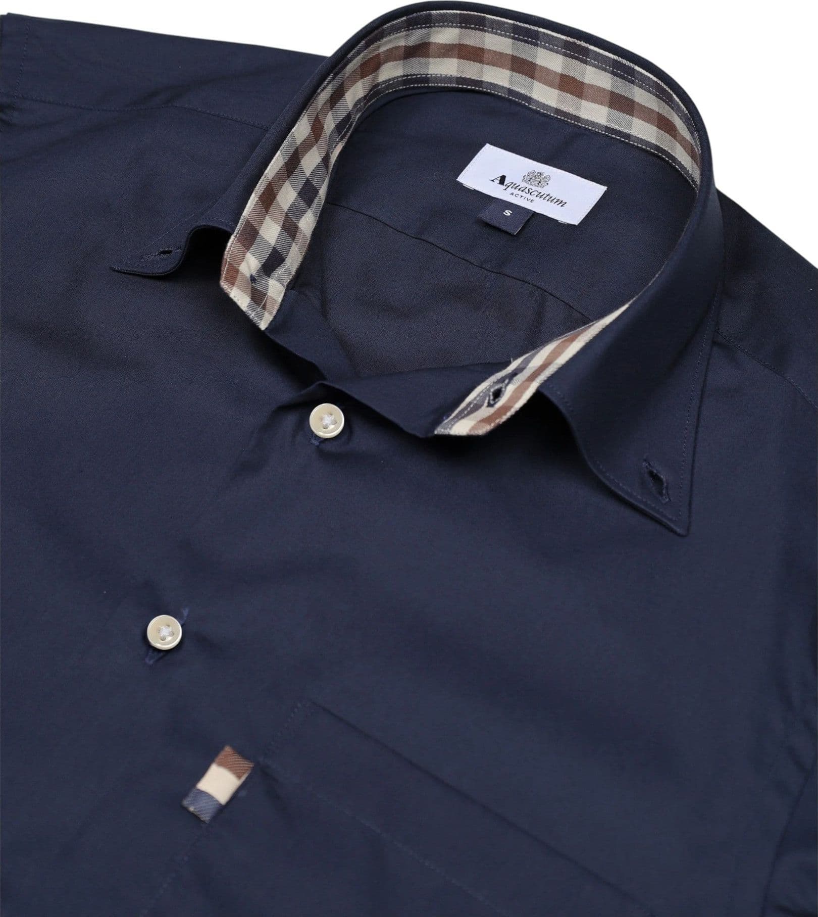 AQUASCUTUM Camicia Uomo Aquascutum A005 SH004 11 NAVY da uomo in T-shirt Drestige - Casamassima, commercioVirtuoso.it