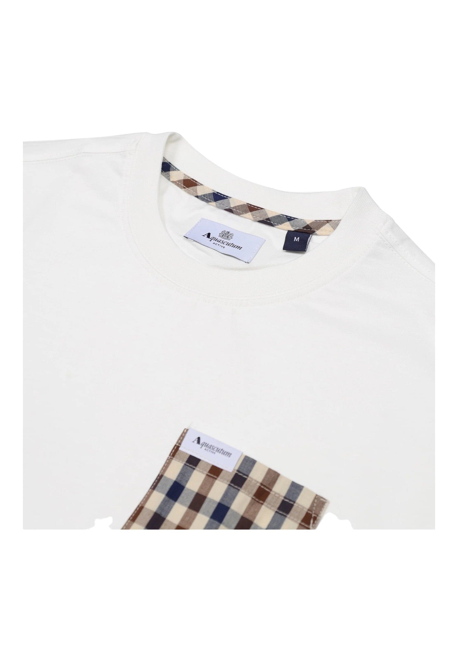 AQUASCUTUM T-shirt Uomo Aquascutum ICON TS009 02 WHITE da uomo in T-shirt Drestige - Casamassima, commercioVirtuoso.it