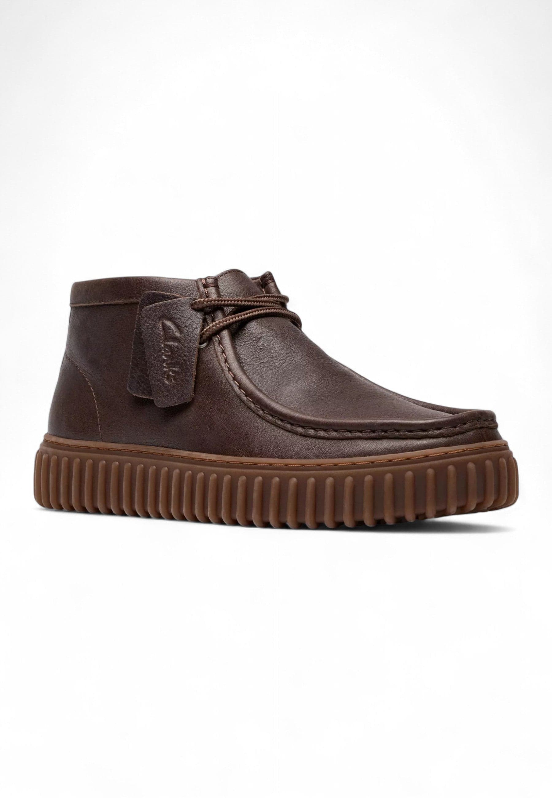 CLARKS Scarpa Uomo Clarks 26183425 DARK BROWN da uomo in Scarpe da barca Drestige - Casamassima, commercioVirtuoso.it