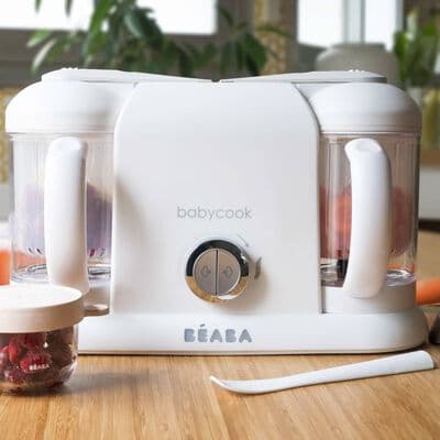 Robot da Cucina Bèaba Babycook®️ Duo 4 in 1 Bianco/Argento in Robot da cucina La Casa Del Bebè - Napoli, commercioVirtuoso.it