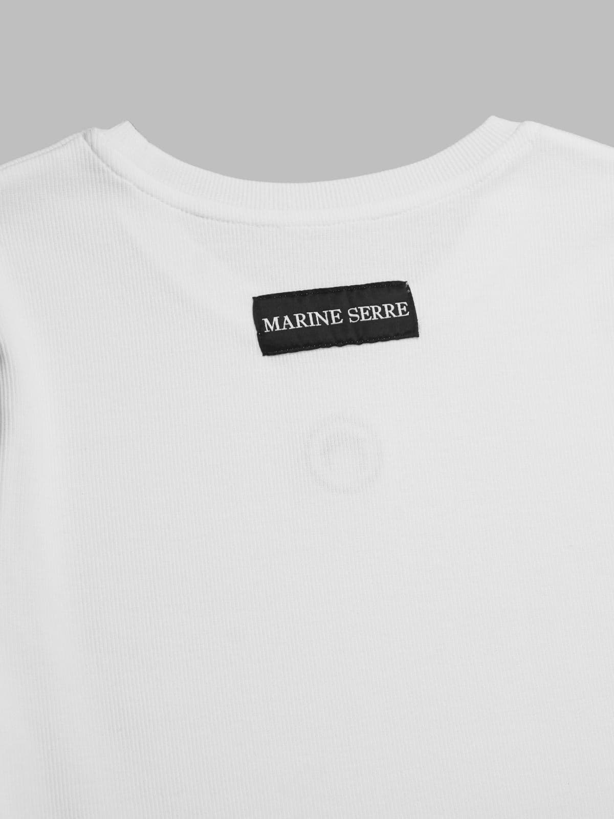 MARINE SERRE moon logo ribbed jersey ls mini dress da donna in Casual Drestige - Casamassima, commercioVirtuoso.it