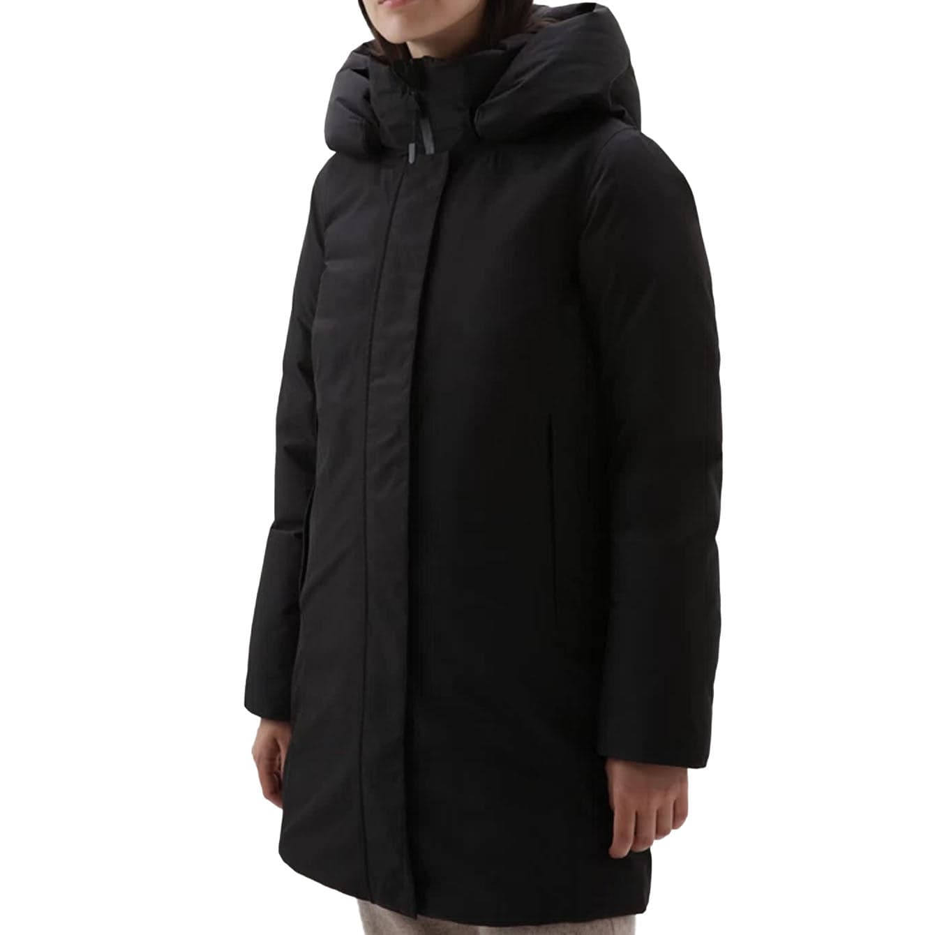 Woolrich - Ut2698 Marshall Parka 100 Nero WWOU0503FR da donna in Giacche Drestige - Casamassima, commercioVirtuoso.it