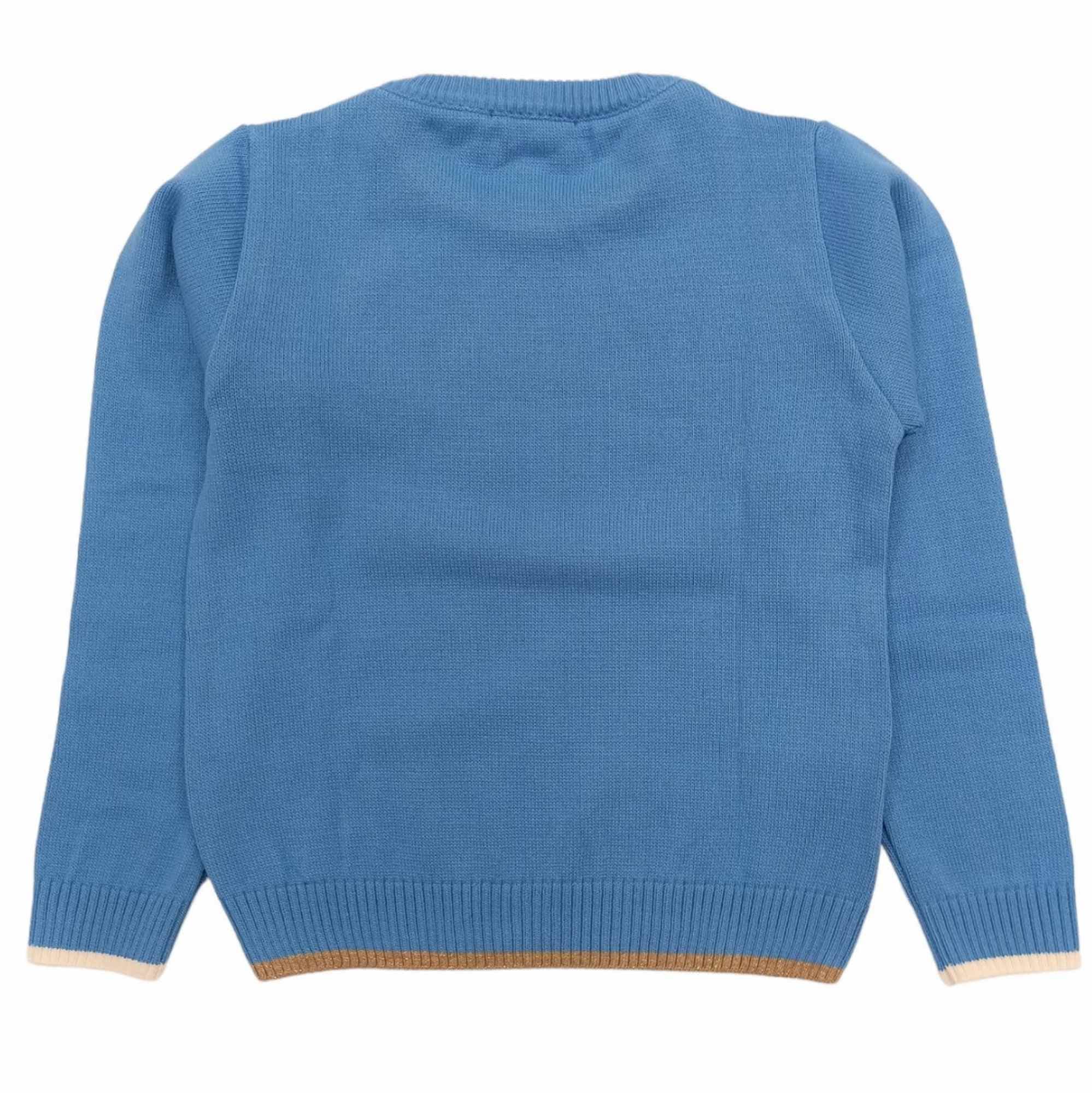 KONTATTO Kontatto - Maglione Celeste 3341W0232 da bambino in Maglieria Drestige - Casamassima, commercioVirtuoso.it
