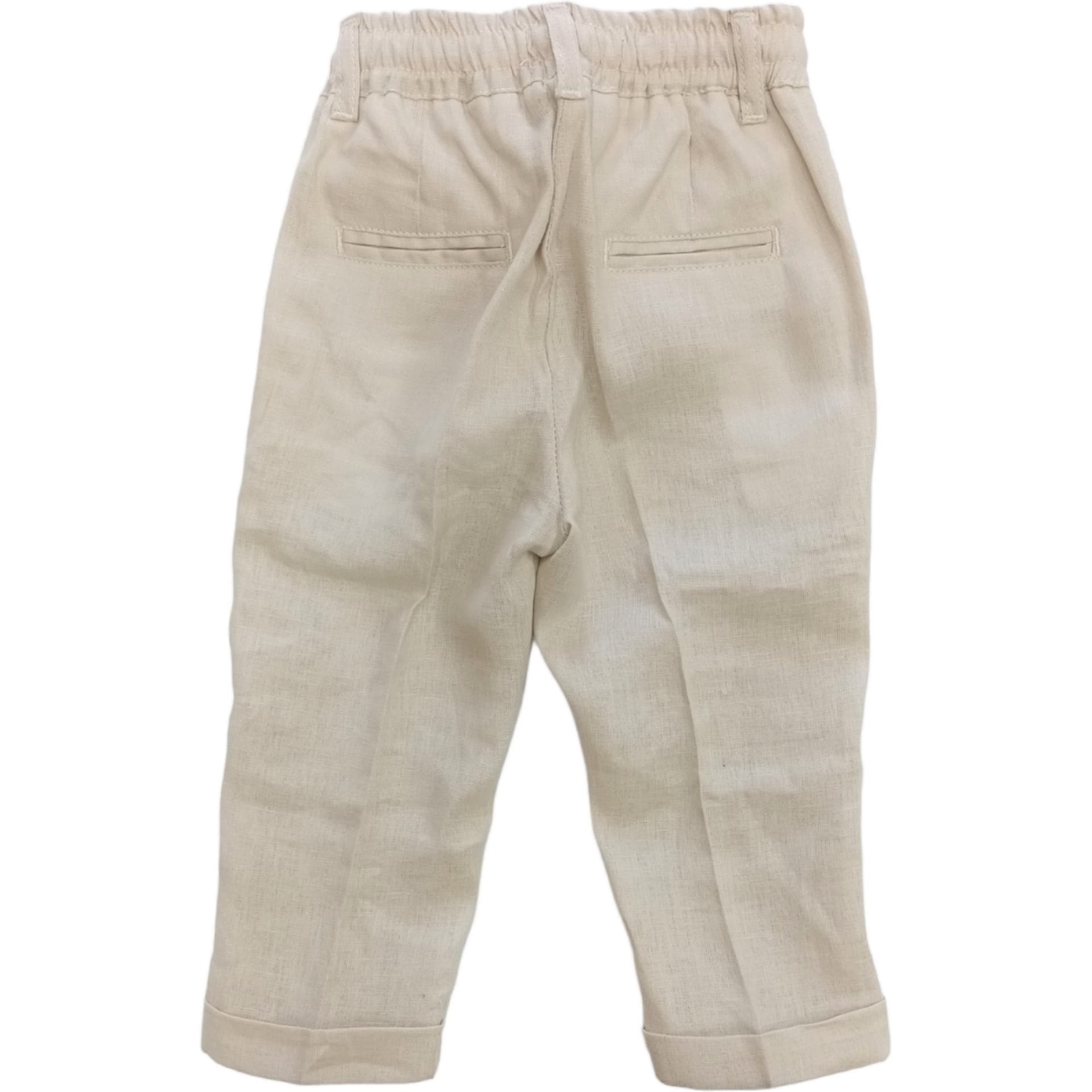 SHAKO' Shako' - Pantalaccio Beige Lino PSK0680BIS da bambino in Pantaloni Drestige - Casamassima, commercioVirtuoso.it
