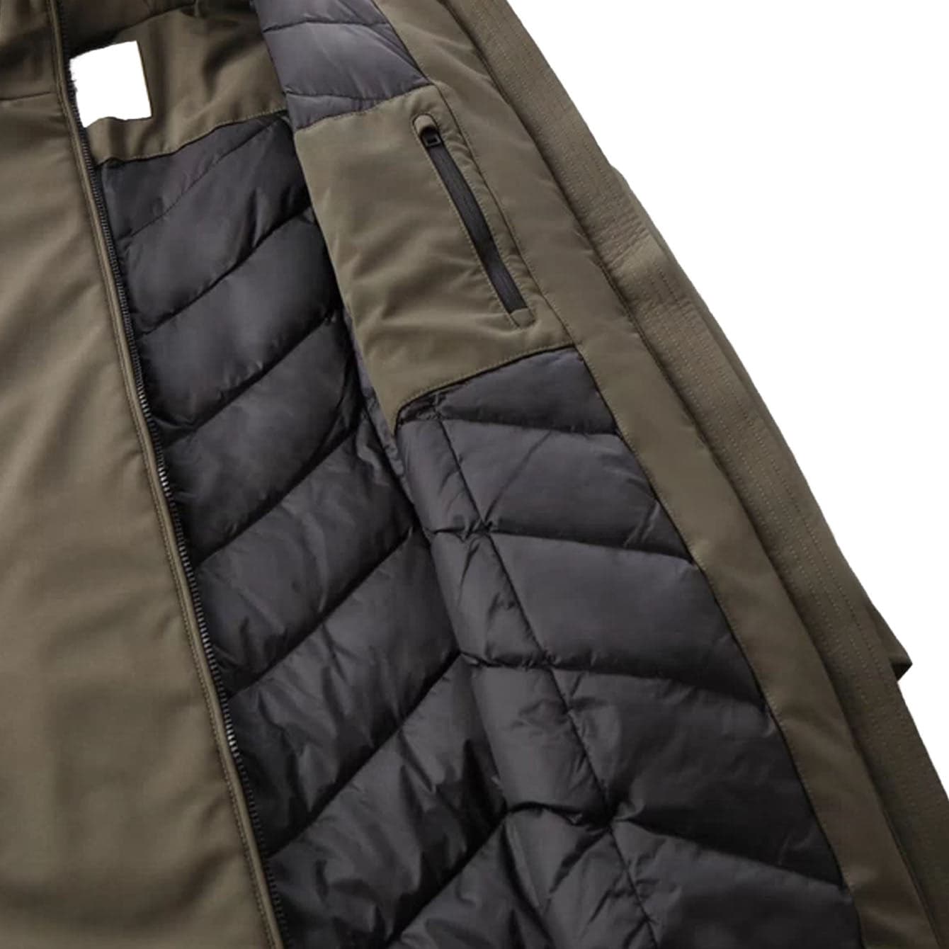 Woolrich - Ut2735 Firth Parka 614 Dark Green WWOU0480FR da donna in Cappotti Drestige - Casamassima, commercioVirtuoso.it