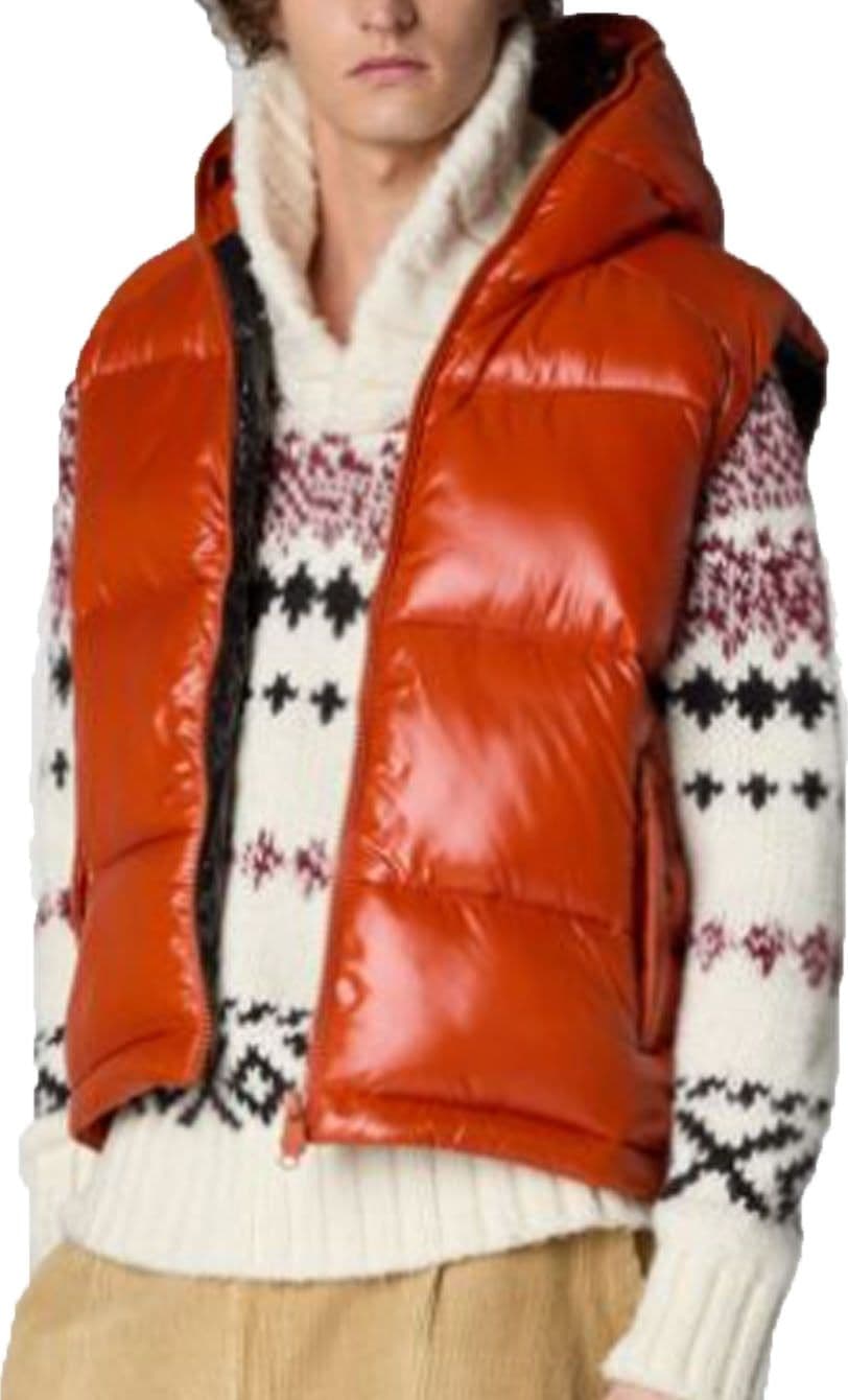 SAVE THE DUCK Save The Duck - Luck15 Dexter Gilet Capp. 70025 Maple Orange D80296M da uomo in Gilet Drestige - Casamassima, commercioVirtuoso.it