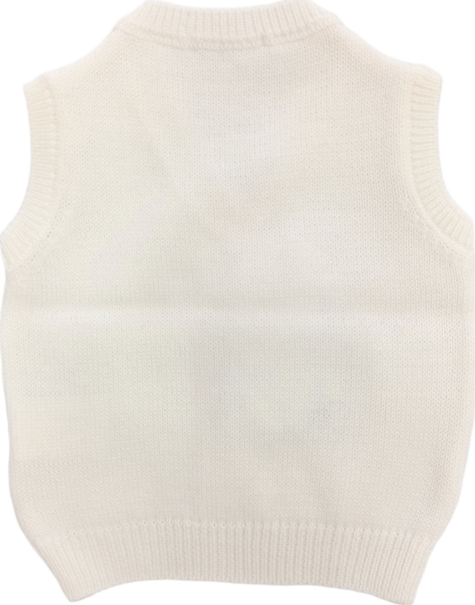 BARCELLINO Barcellino - Gilet In Filo Bianco 105425 da bambino in Magliette Drestige - Casamassima, commercioVirtuoso.it