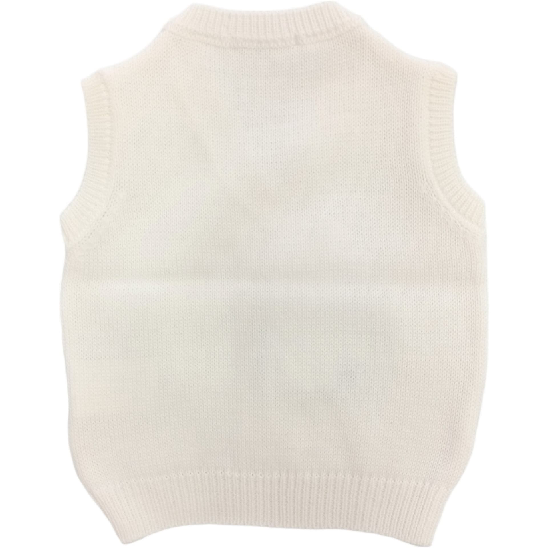 BARCELLINO Barcellino - Gilet In Filo Bianco 105425 da bambino in Magliette Drestige - Casamassima, commercioVirtuoso.it