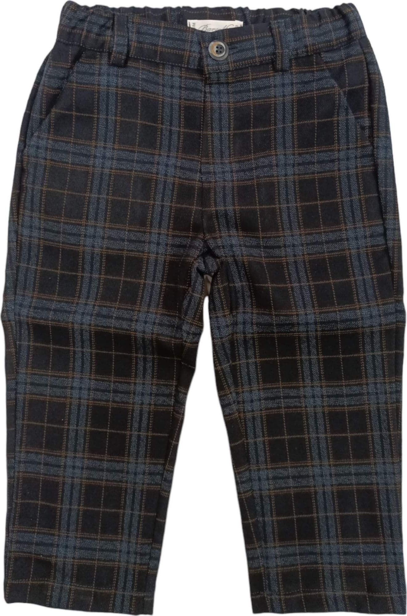 BARCELLINO Barcellino - Completo 3 Pz. Bia/blu Quadri Pantalone 105406L da bambino in Magliette Drestige - Casamassima, commercioVirtuoso.it