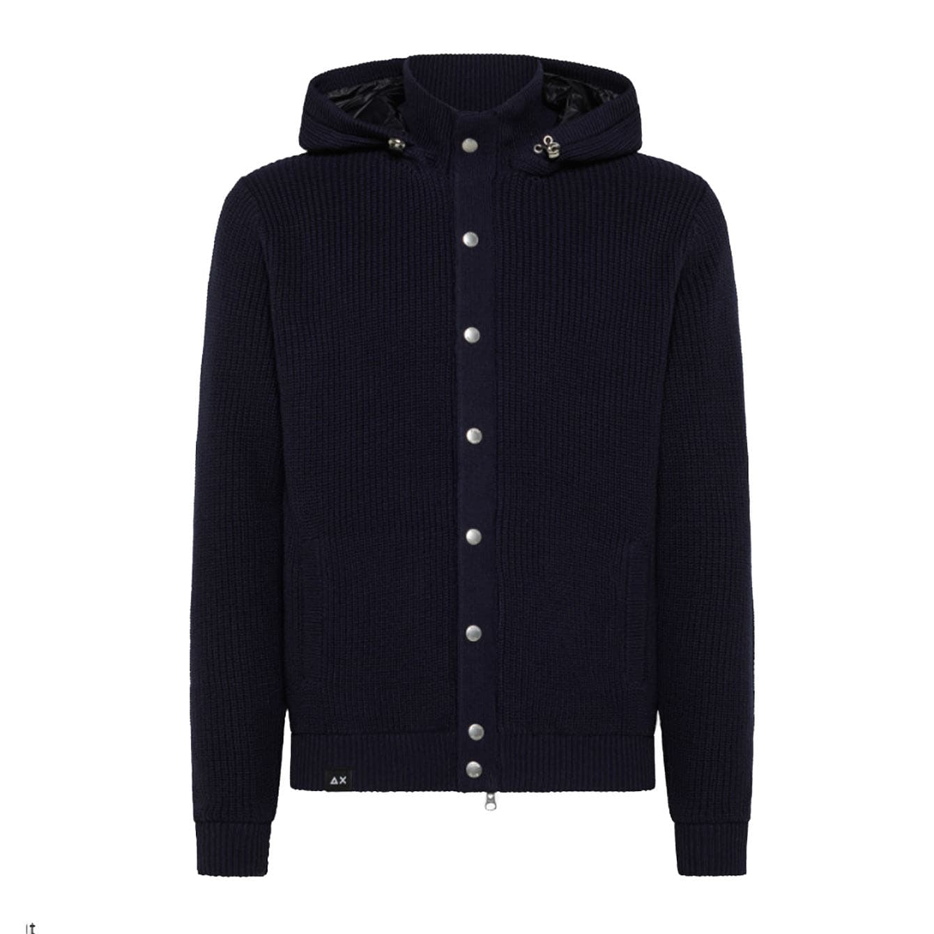 SUN68 Sun68 - Cardigan Hood 07 Navy Blue K42155 da uomo in Felpe con cappuccio Drestige - Casamassima, commercioVirtuoso.it
