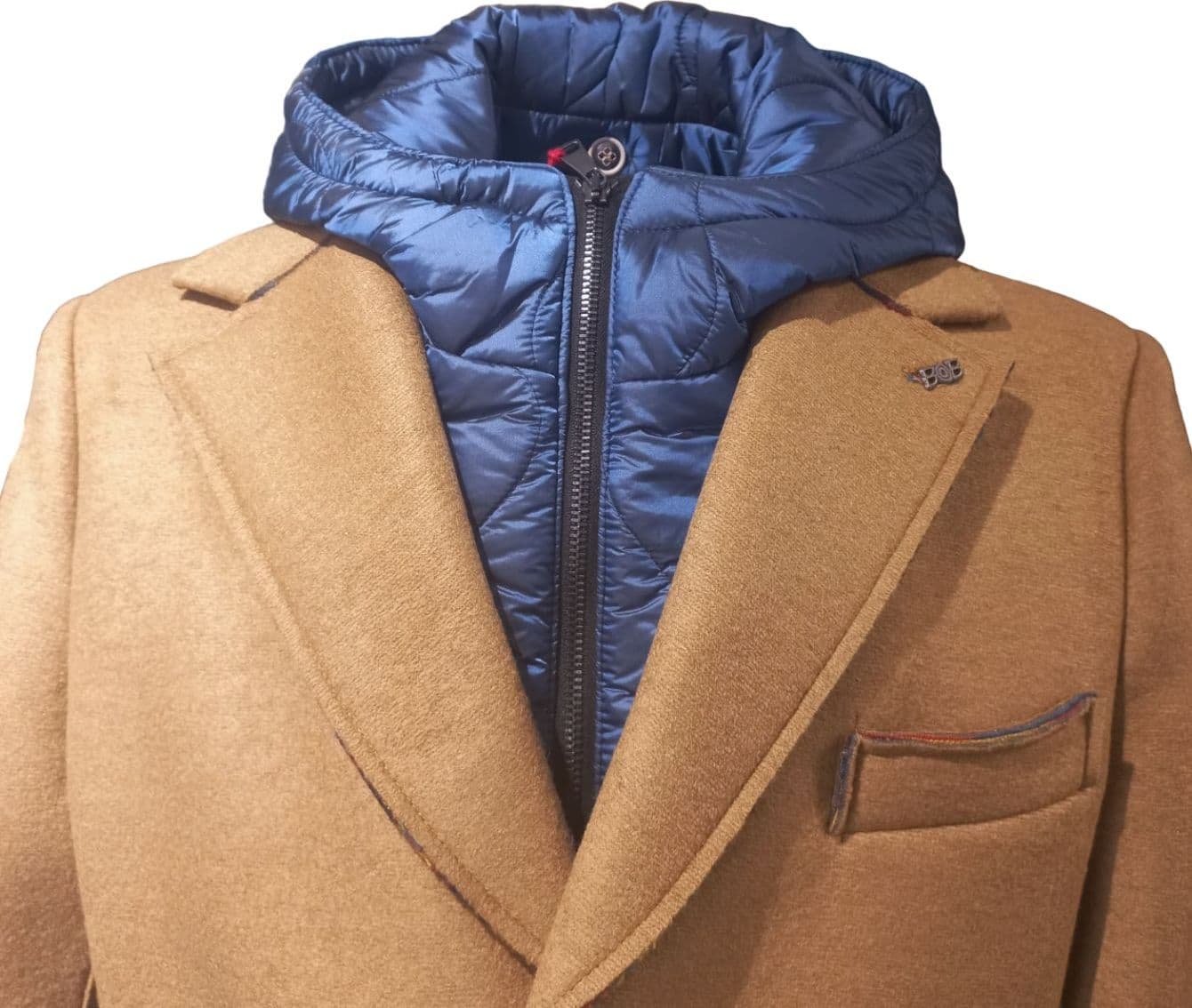 BOB Bob - Cappotto Monopetto Capp. Beige A23ANDY409 TRT409 da uomo in Cappotti Drestige - Casamassima, commercioVirtuoso.it