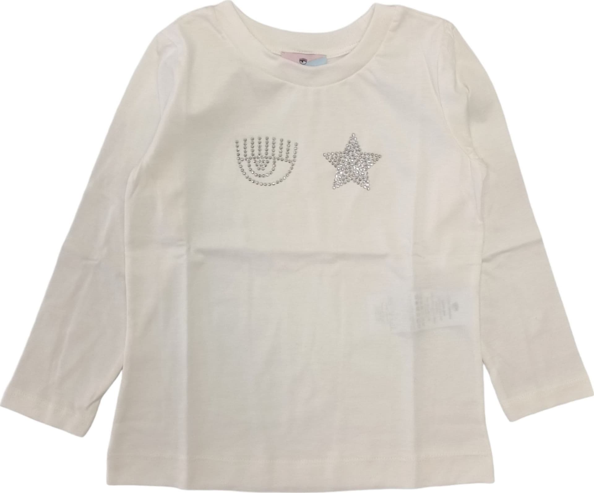CHIARA FERRAGNI Chiara Ferragni - T-shirt Panna 0001 Iconic 51B620 2206