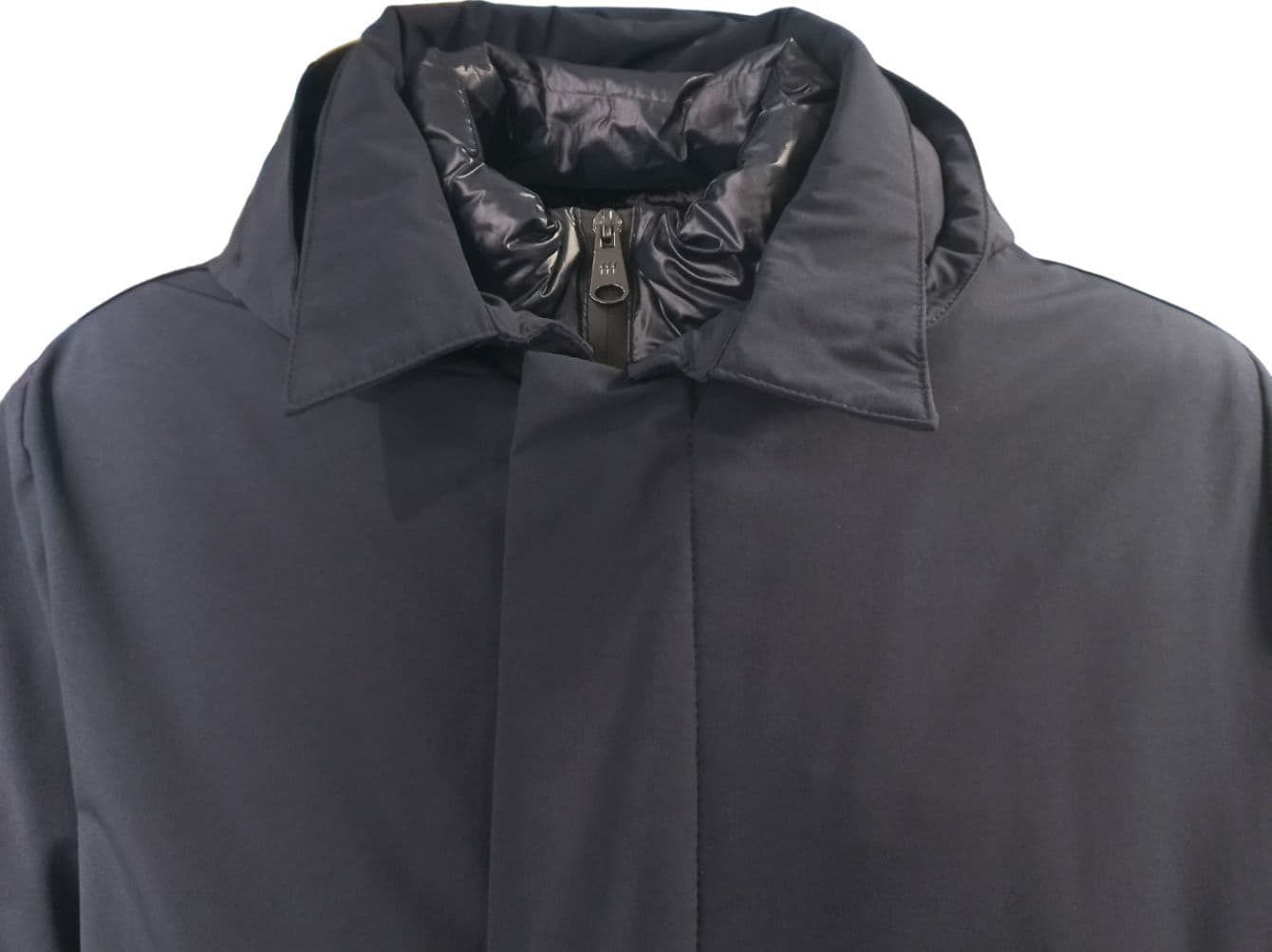 Hetrego Hetrego - Edgar 22 Cappotto Capp. Stacc. Blu Navy 8M464 da uomo in Cappotti Drestige - Casamassima, commercioVirtuoso.it